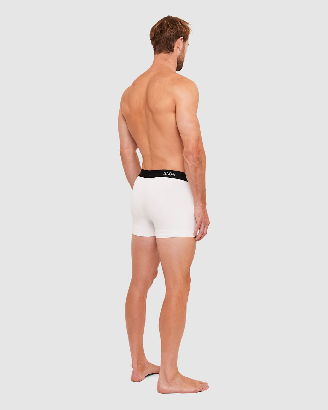 3 Pack White Trunks in WHITE