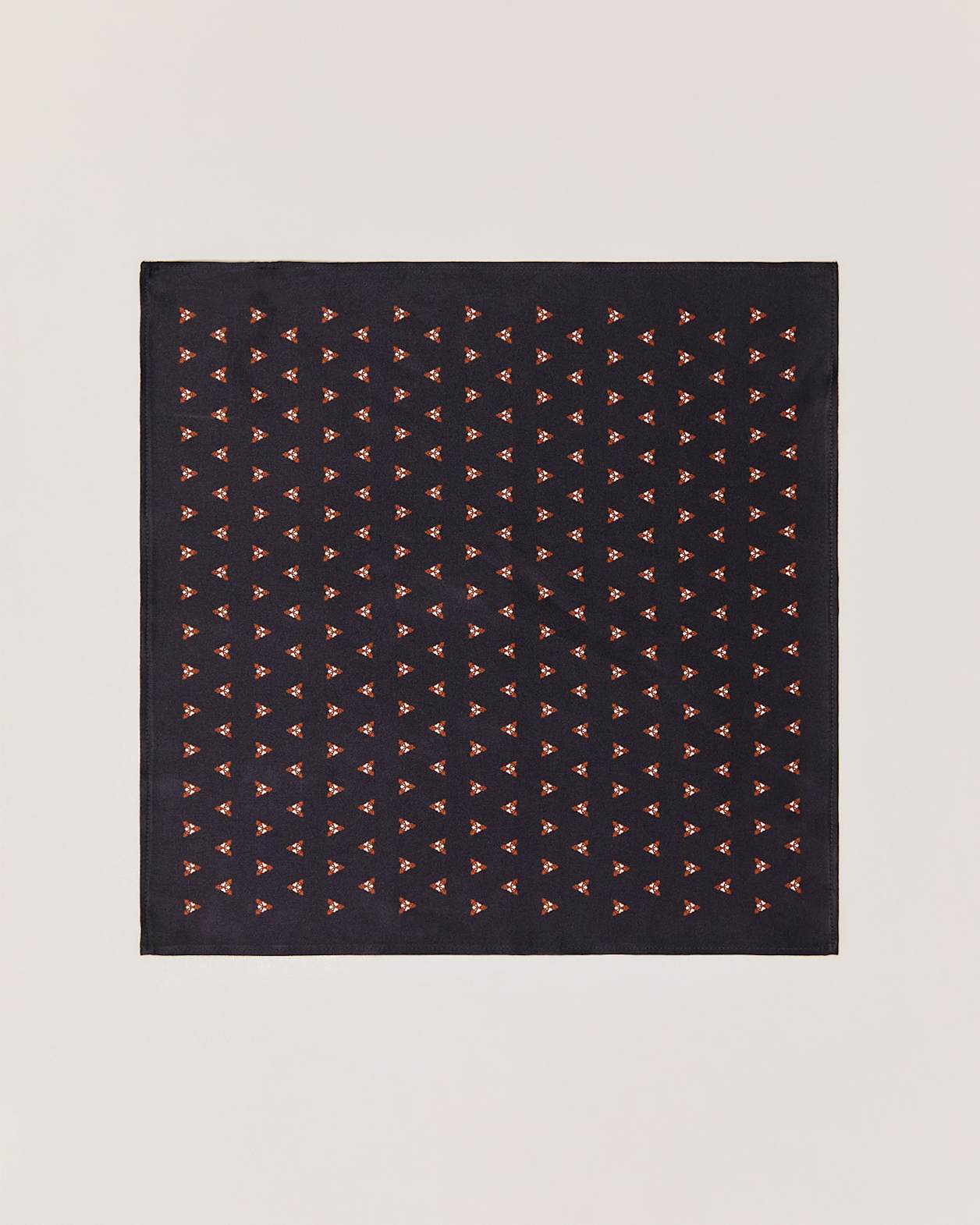 Irving Silk Pocket Square in NAVY MULTI