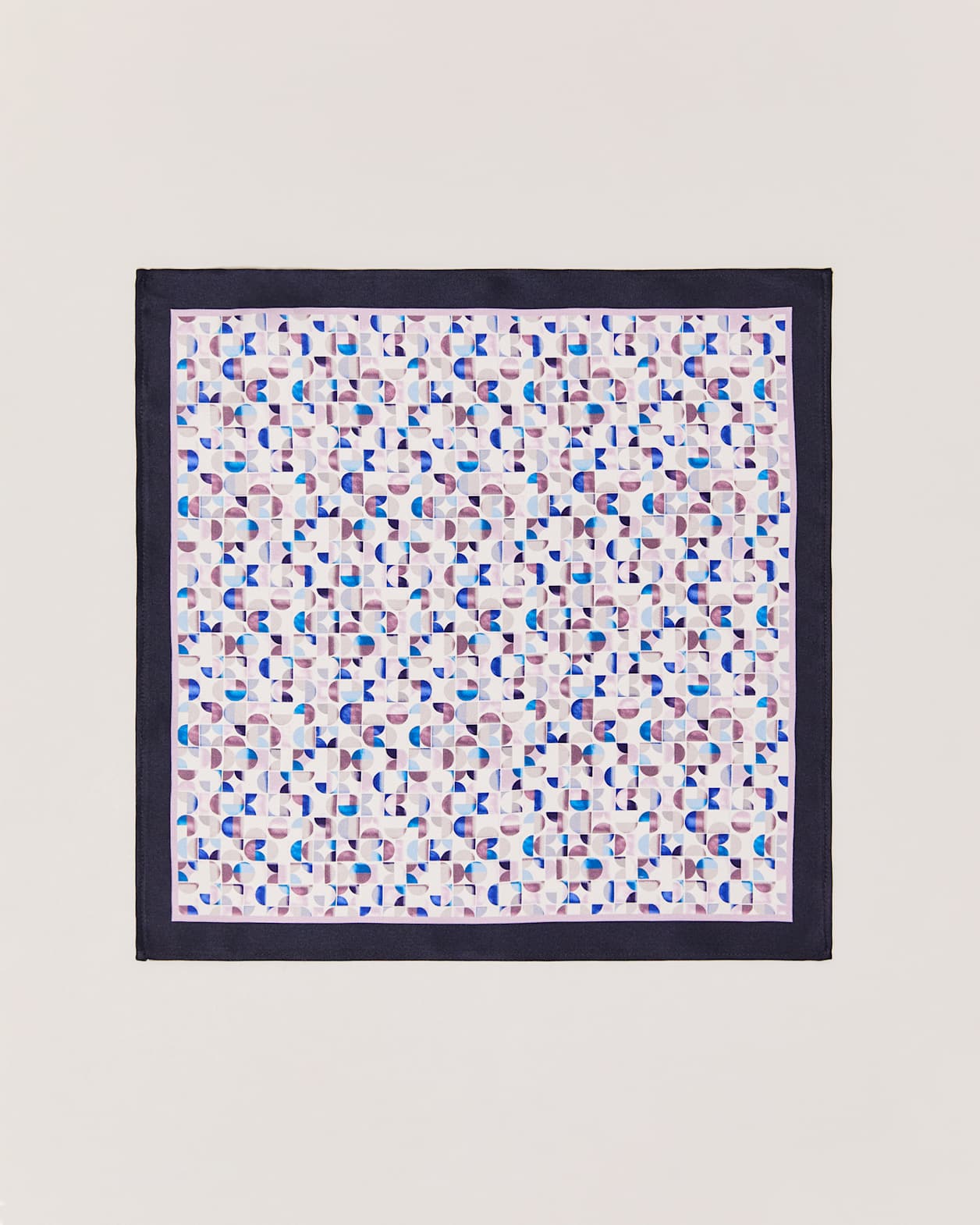 Walkin Silk Pocket Square in BLUE MULTI