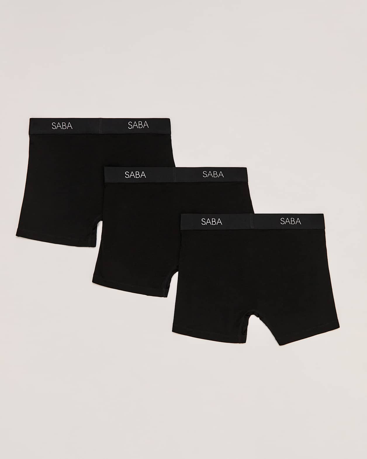 3 Pack Black Trunks in BLACK