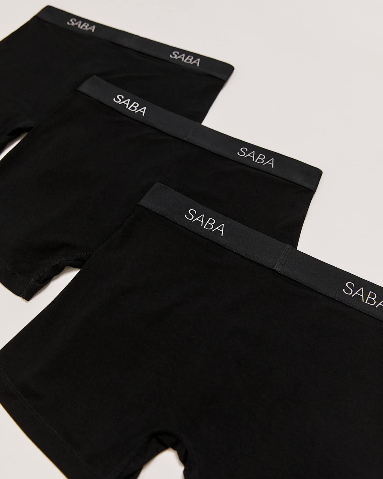 3 Pack Black Trunks in BLACK