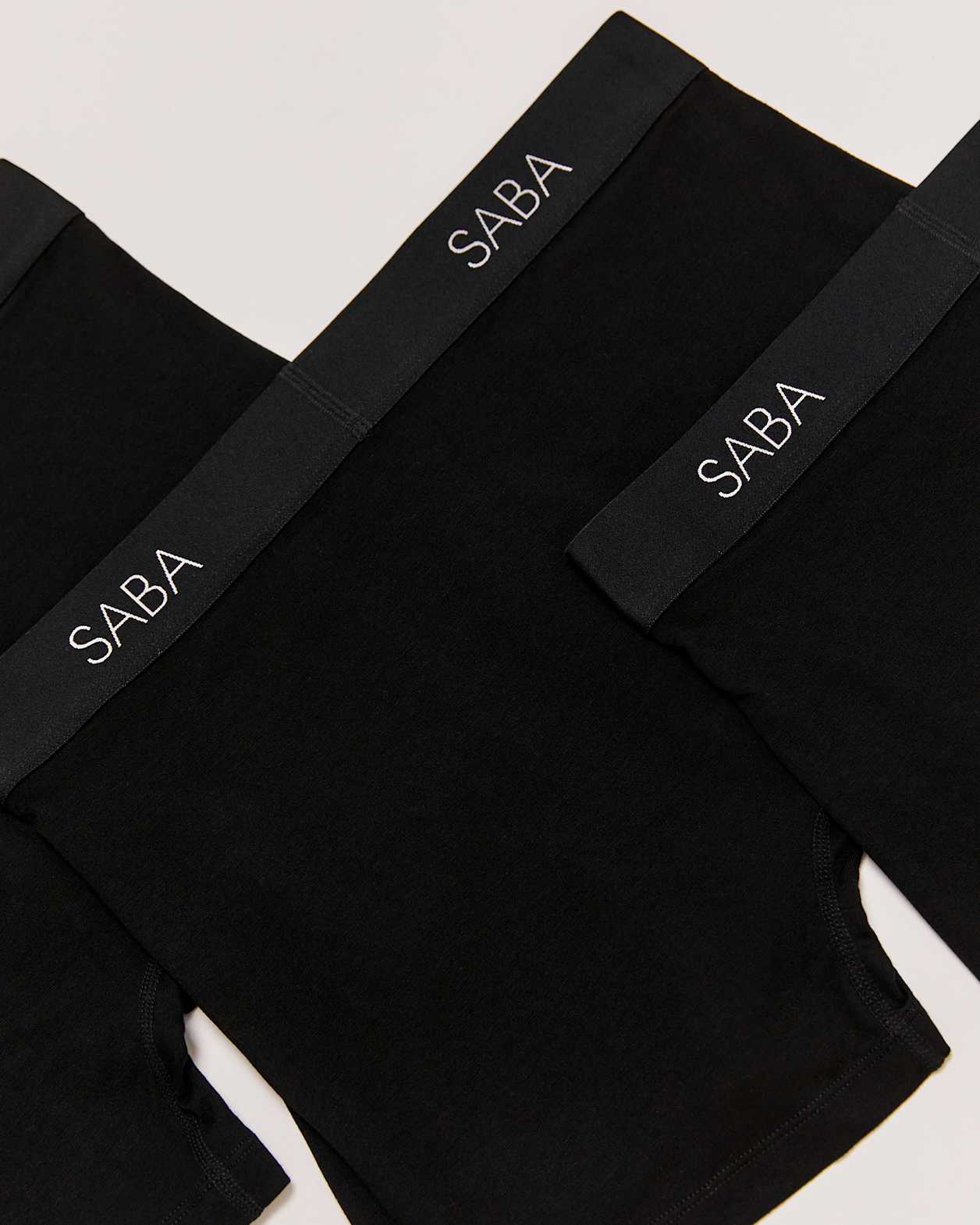 3 Pack Black Trunks in BLACK