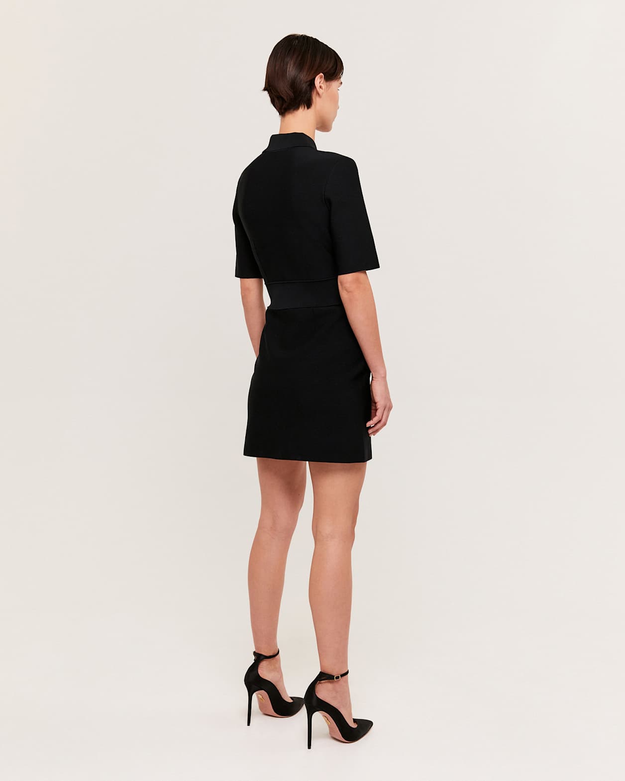 Amara Milano Pocket Mini Dress in BLACK