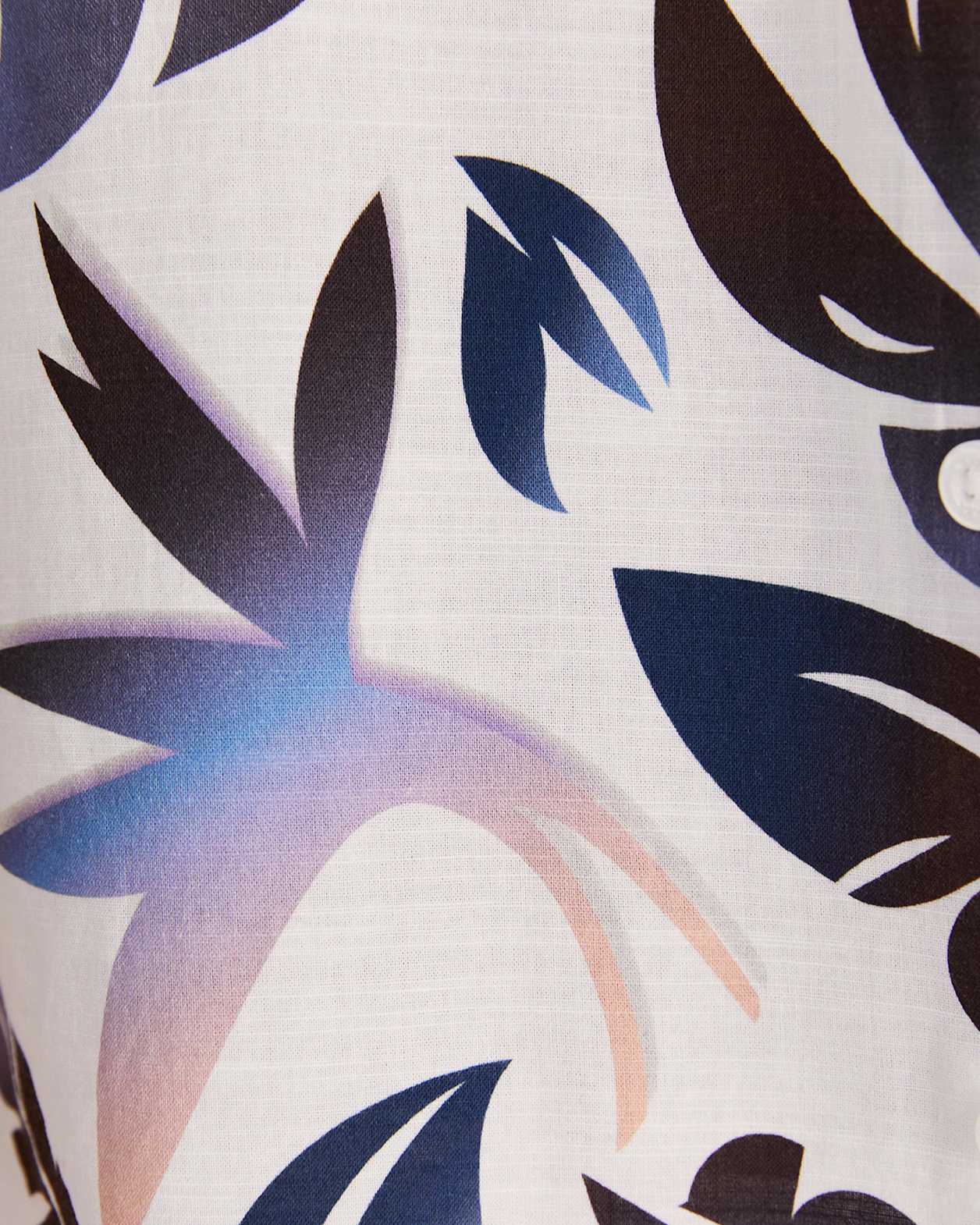 Crawford Short Sleeve Classic Print Shirt in PRINT