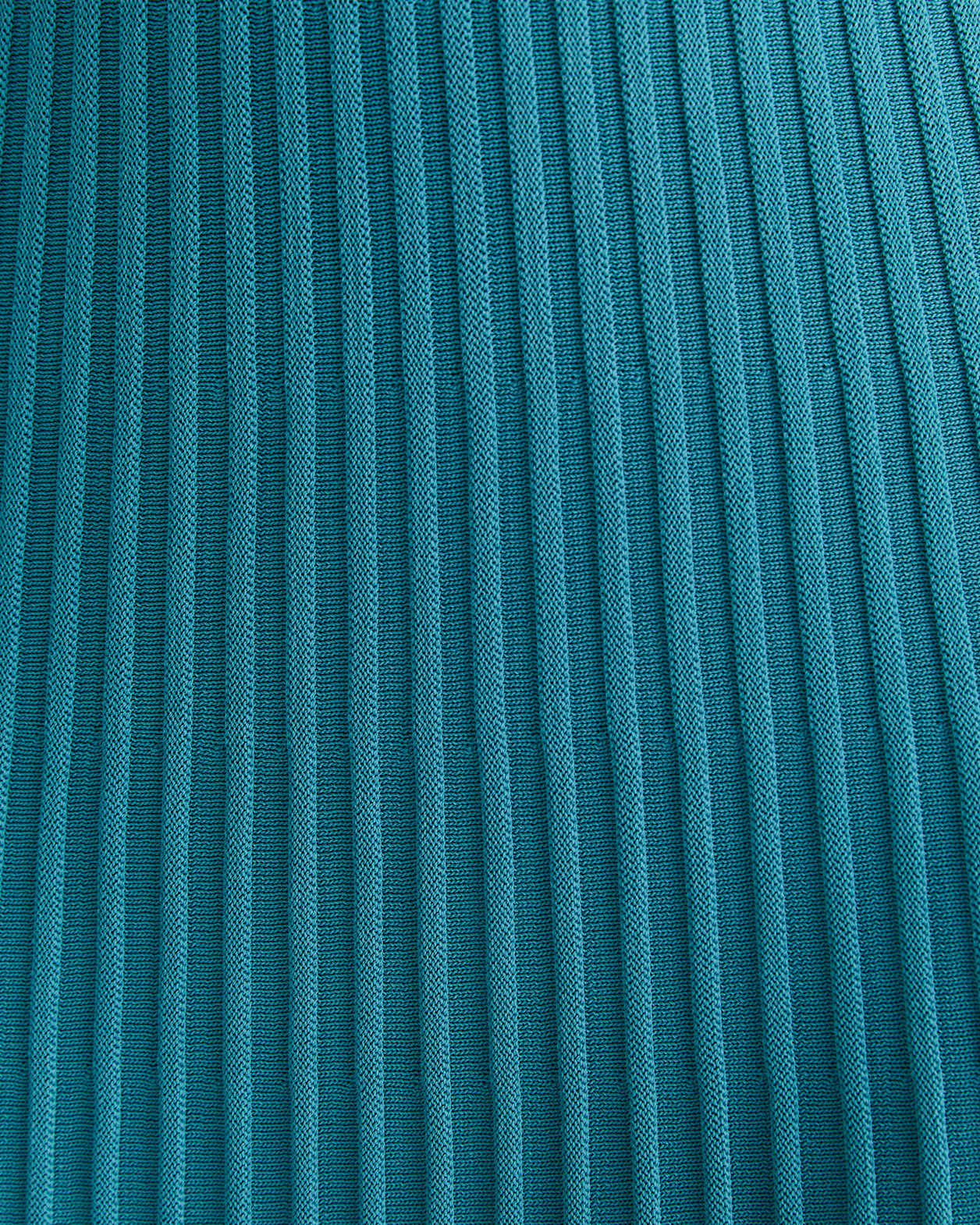 Ruby Pleated Knit Skirt in TURQUOISE