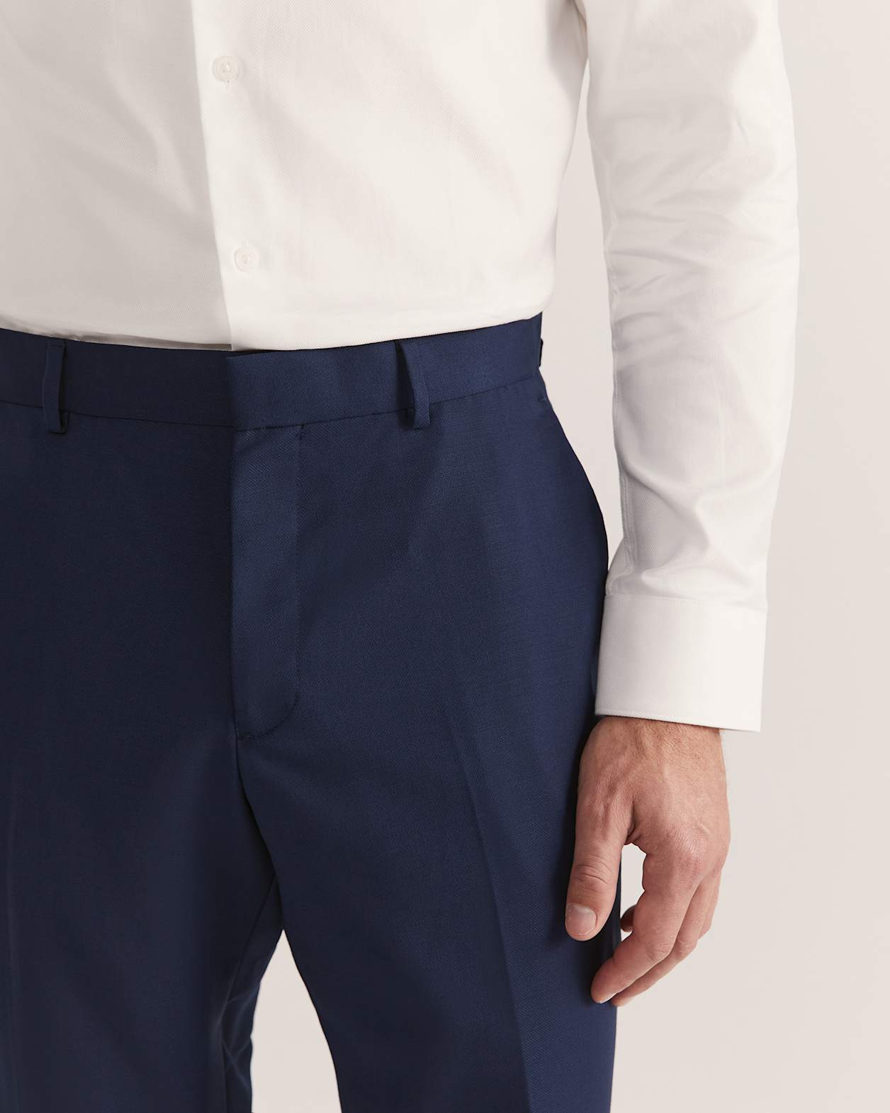 Moncur Wool Suit Pant in NAVY