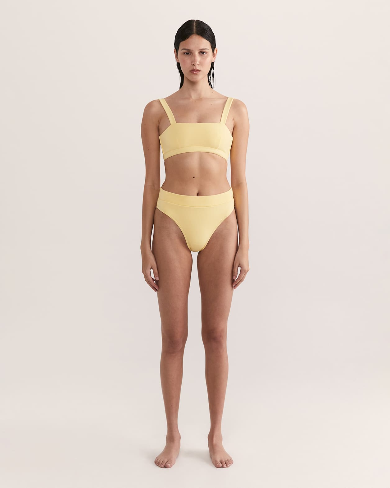 Koa Bikini Mid Pant in LEMON