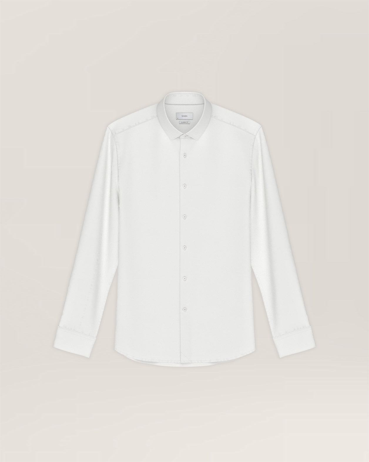 Munroe Easy Care Twill Shirt in WHITE