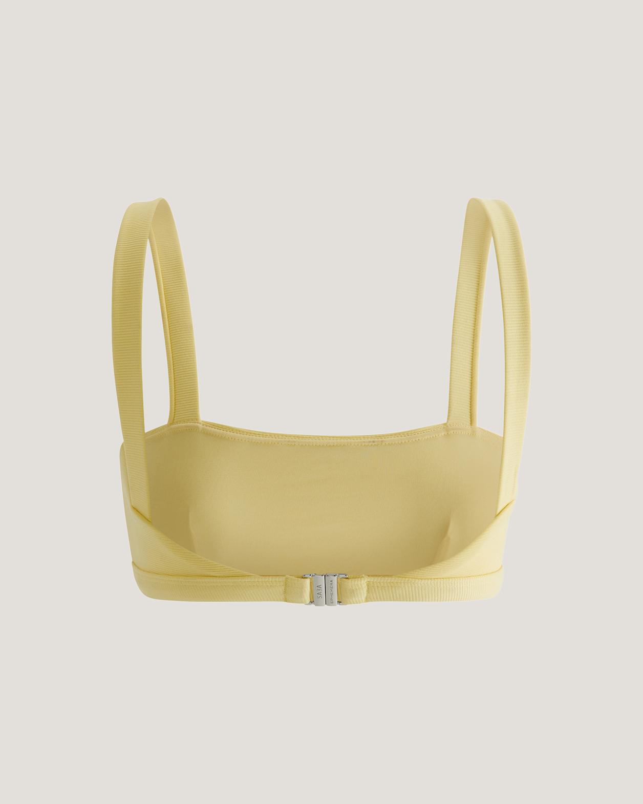 Koa Bikini Balconette Bra in LEMON