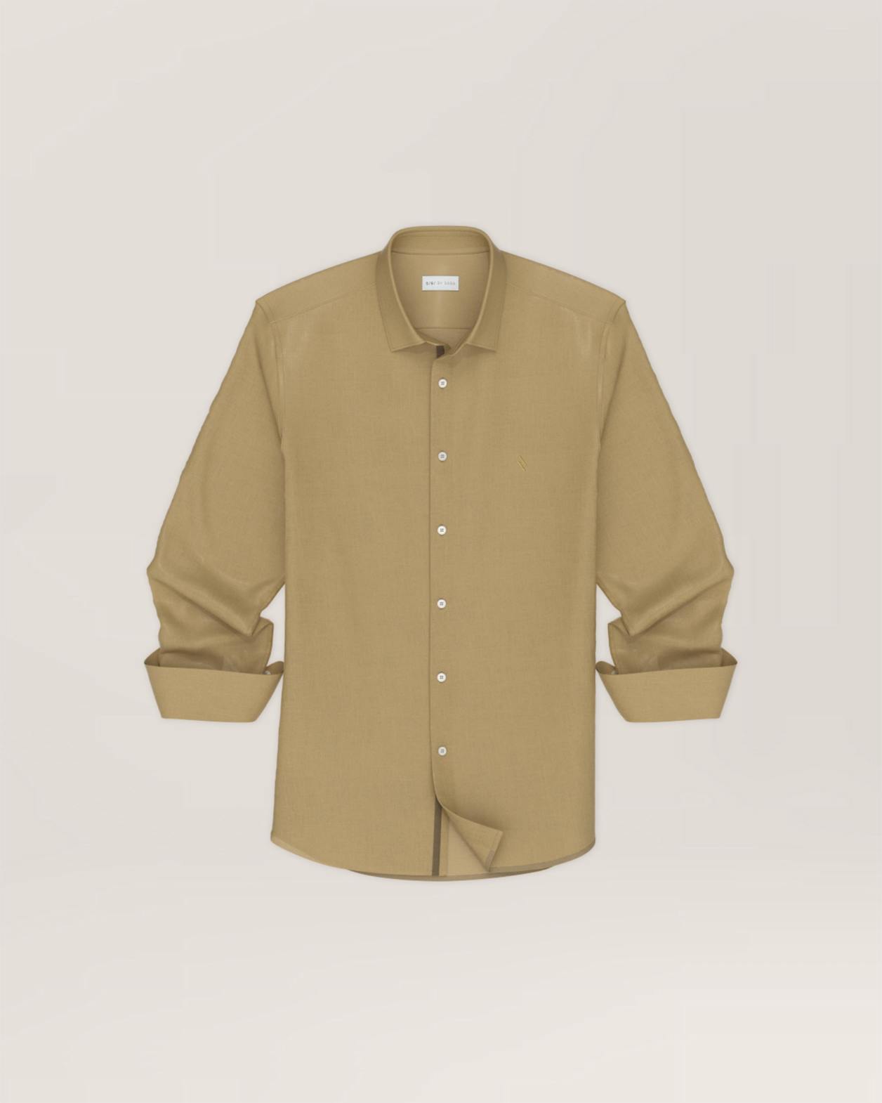 Noah Lightweight Linen Shirt in KIWI