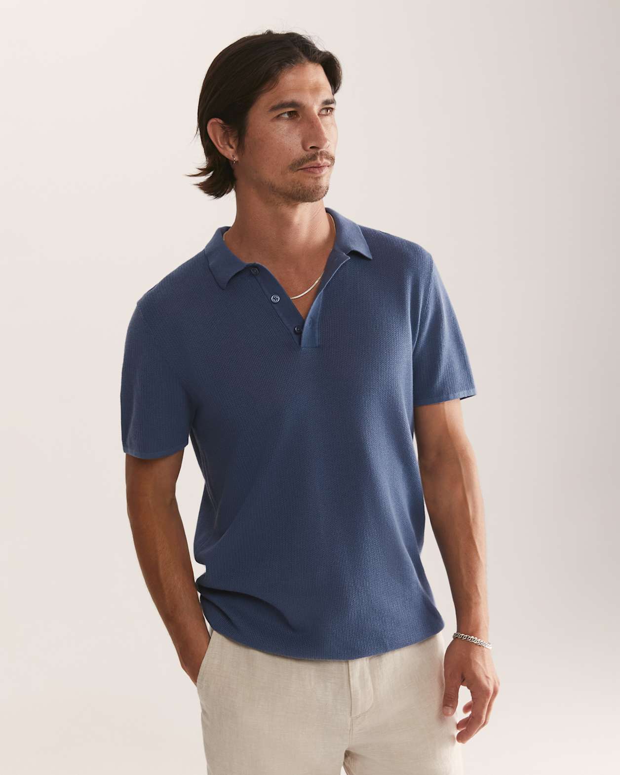 Luca Linen Short in OATMEAL
