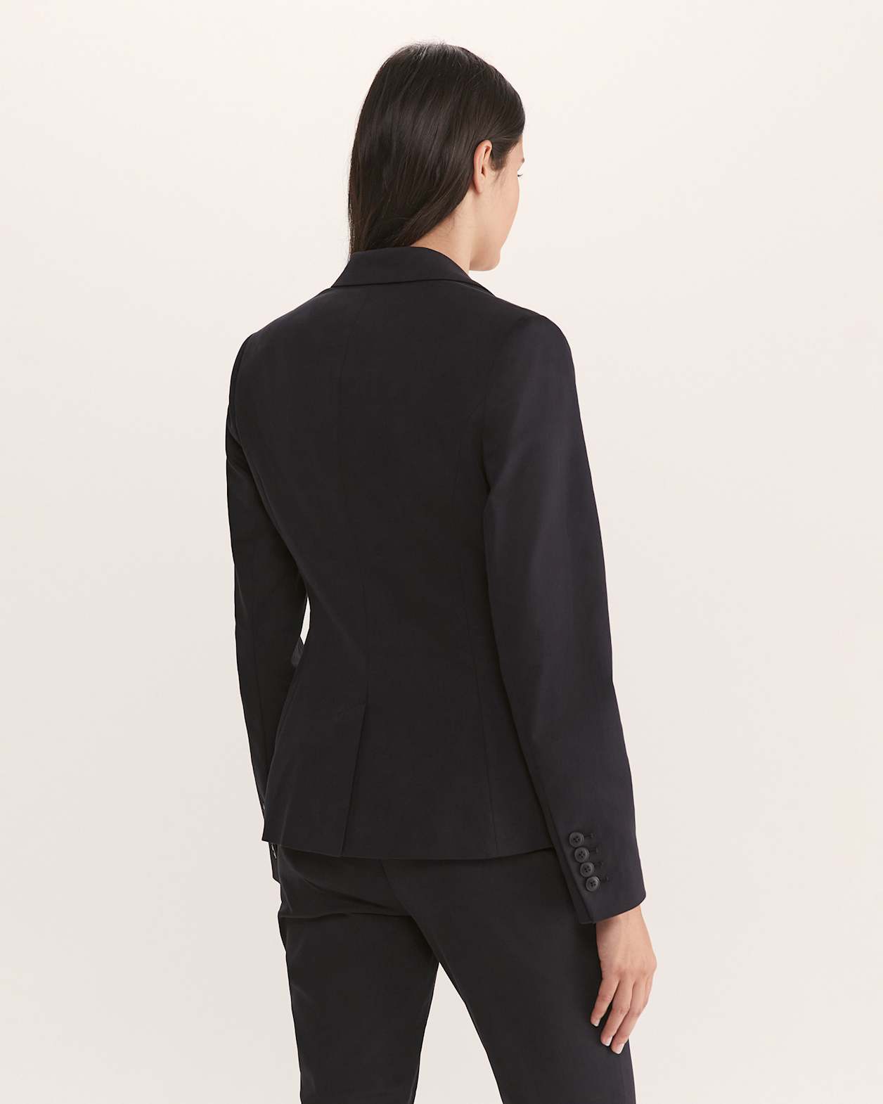 Tia Suit Blazer in BLACK