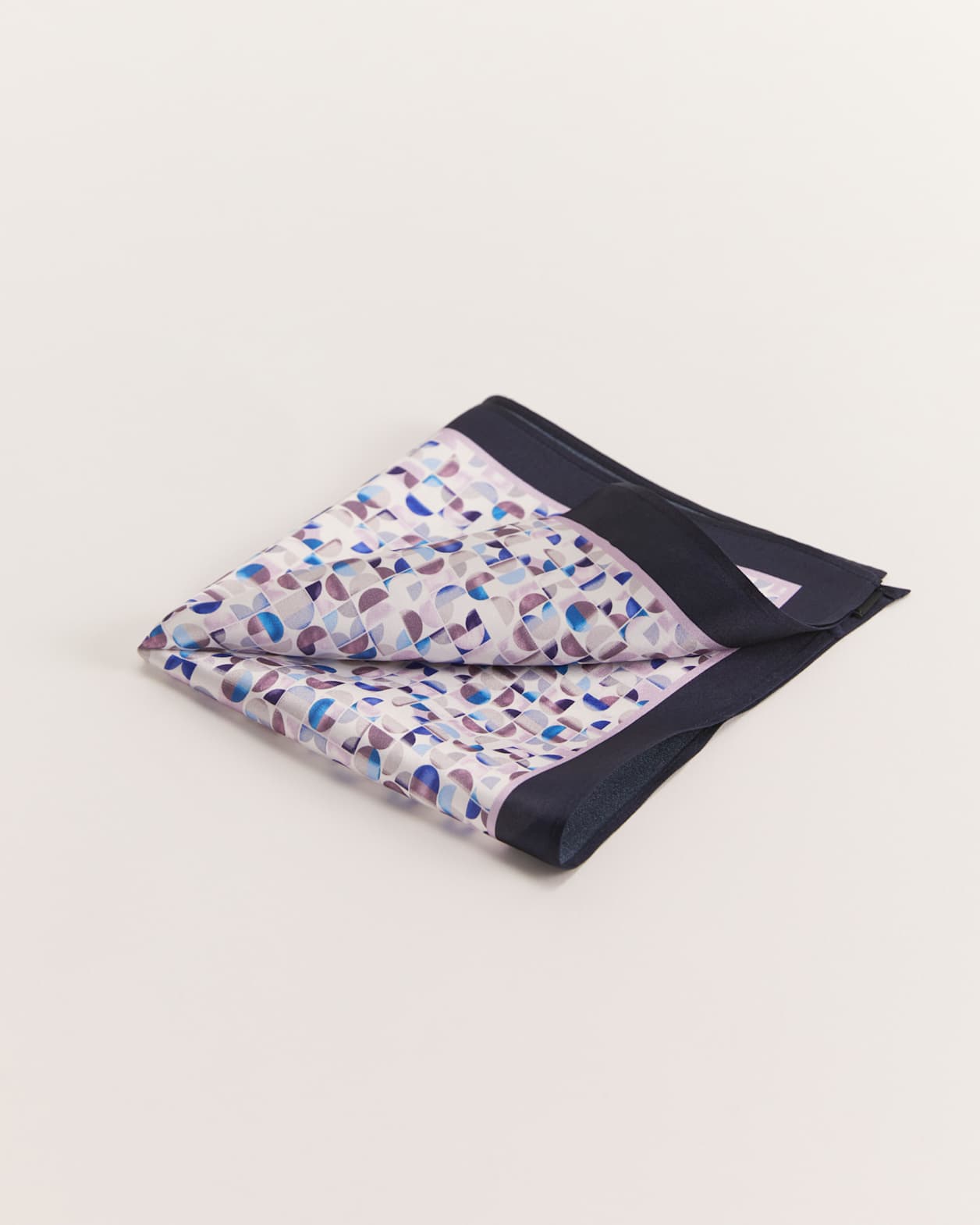 Walkin Silk Pocket Square in BLUE MULTI