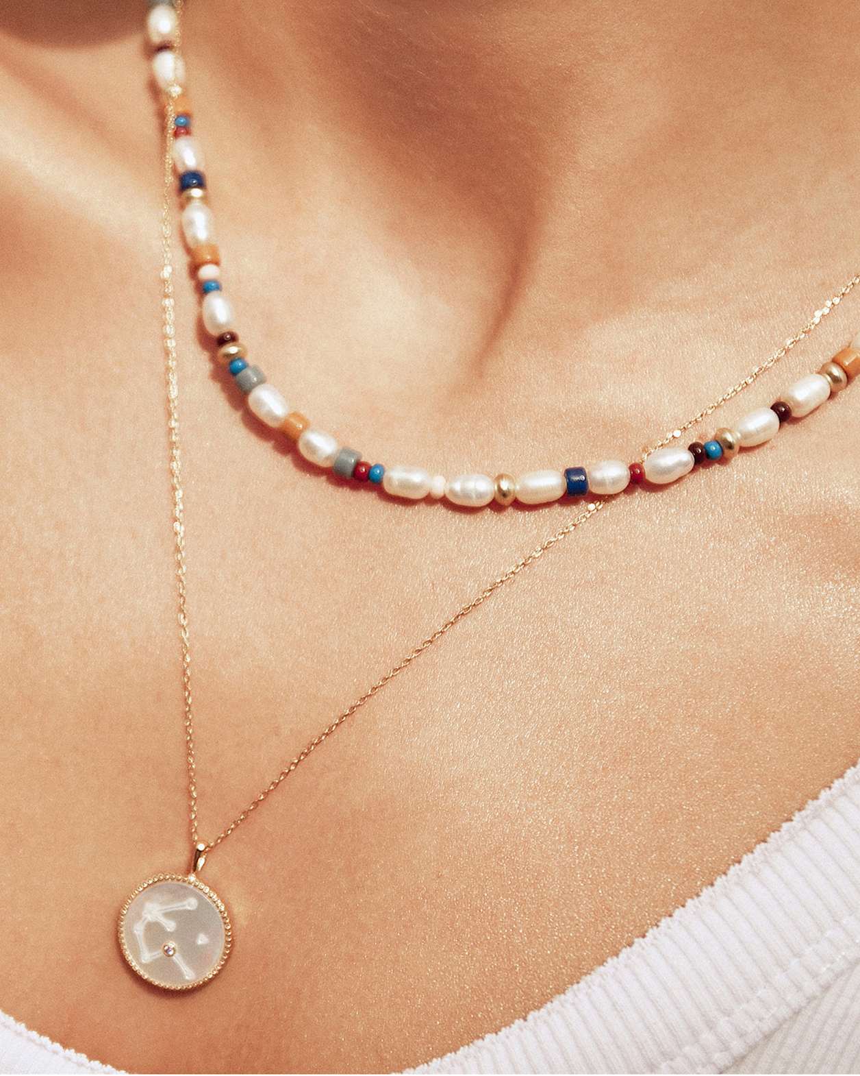 Arms Of Eve Chelsea Beaded Necklace in MULTI