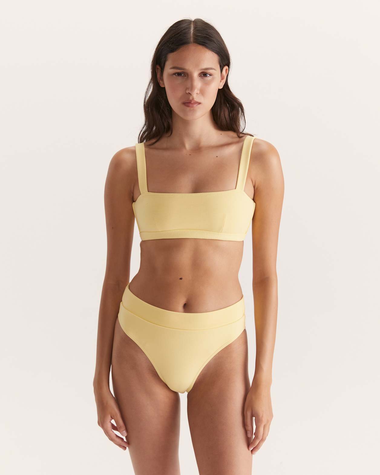 Koa Bikini Balconette Bra in LEMON