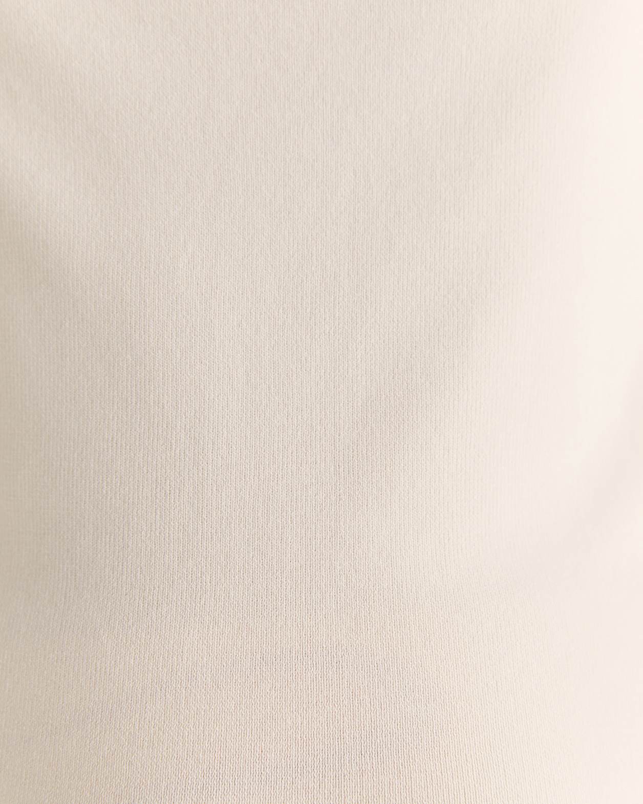 Vera Square Neck Singlet in CREME