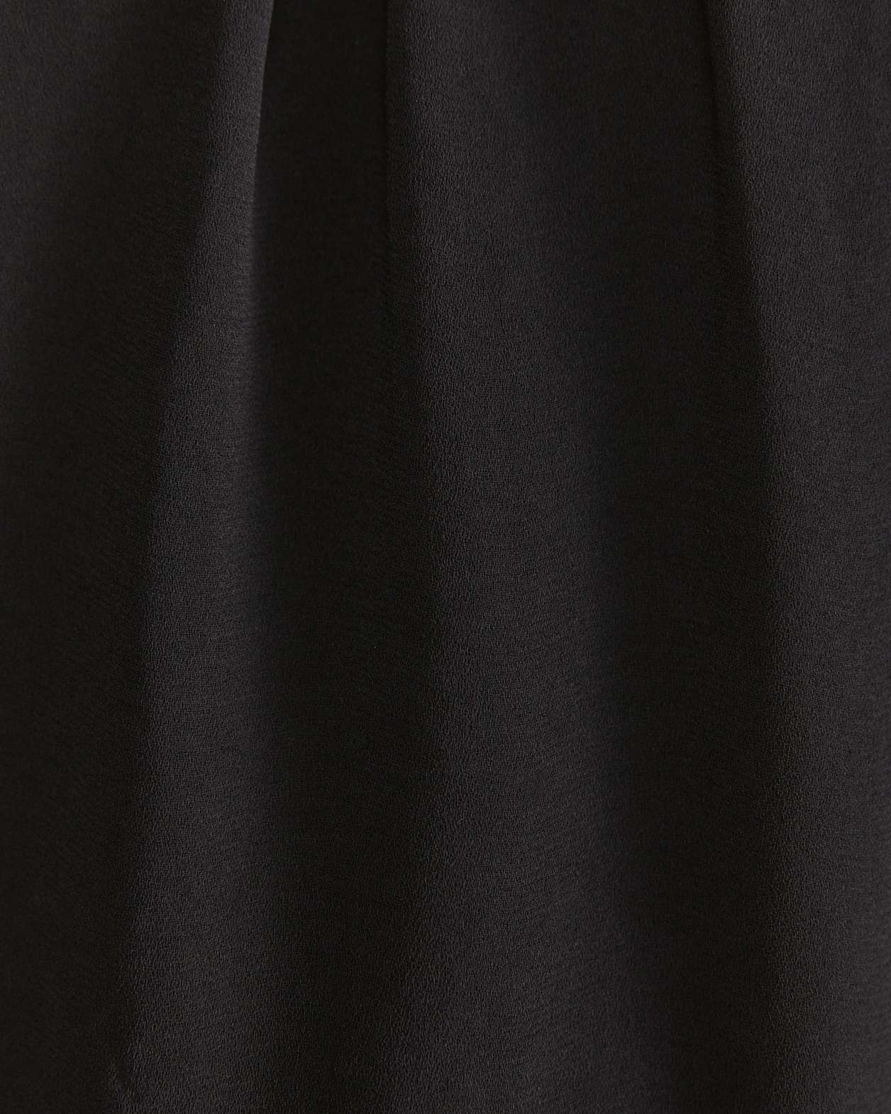 Willa High Neck Long Sleeve Top in BLACK