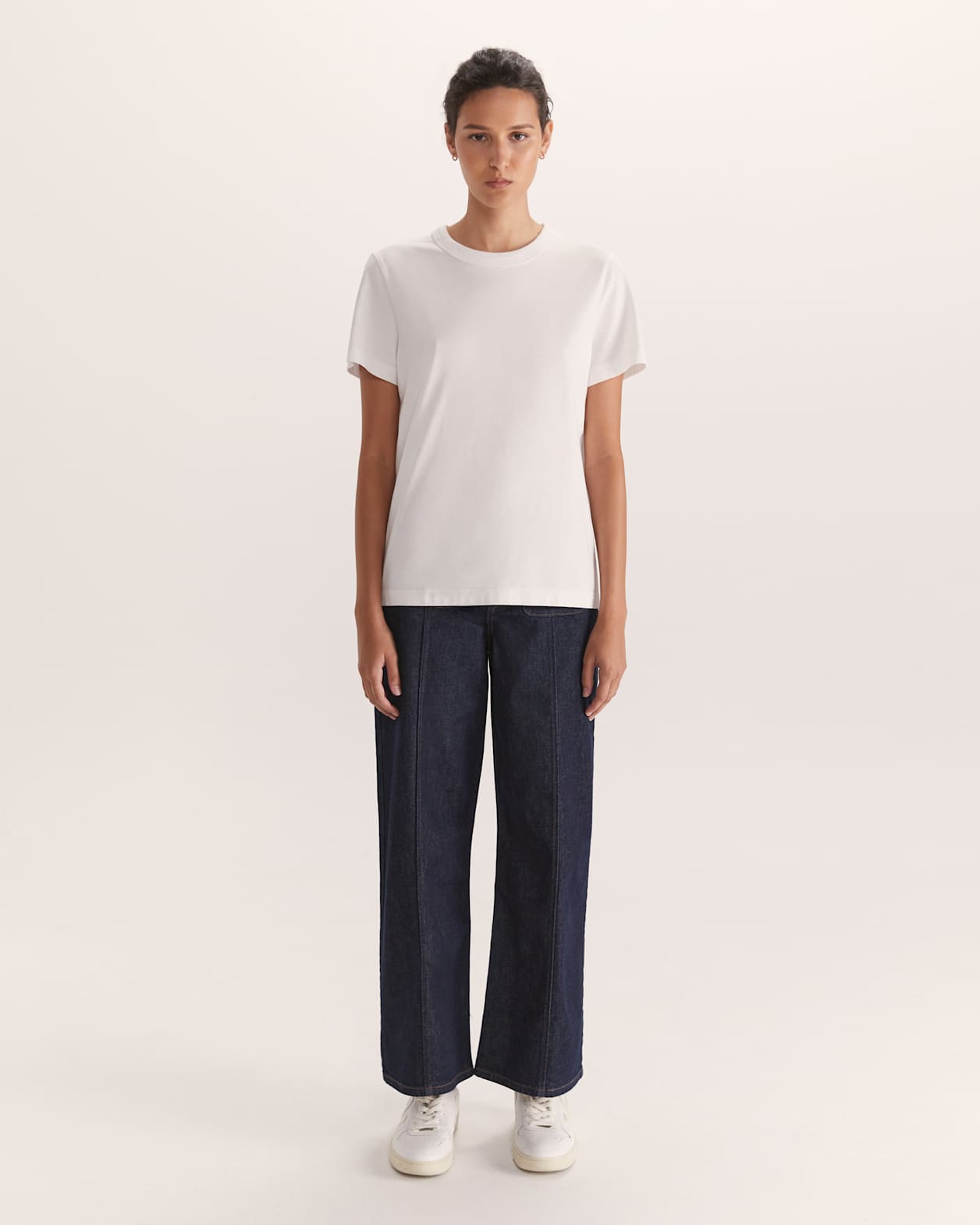 Blair Short Sleeve Tee in WHITE