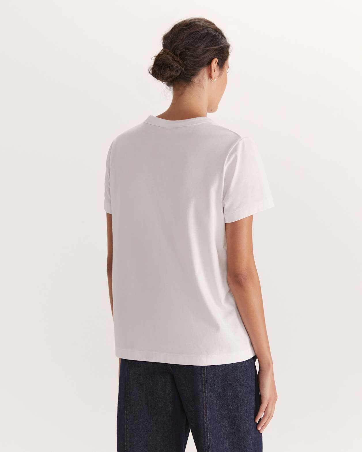 Blair Short Sleeve Tee in WHITE