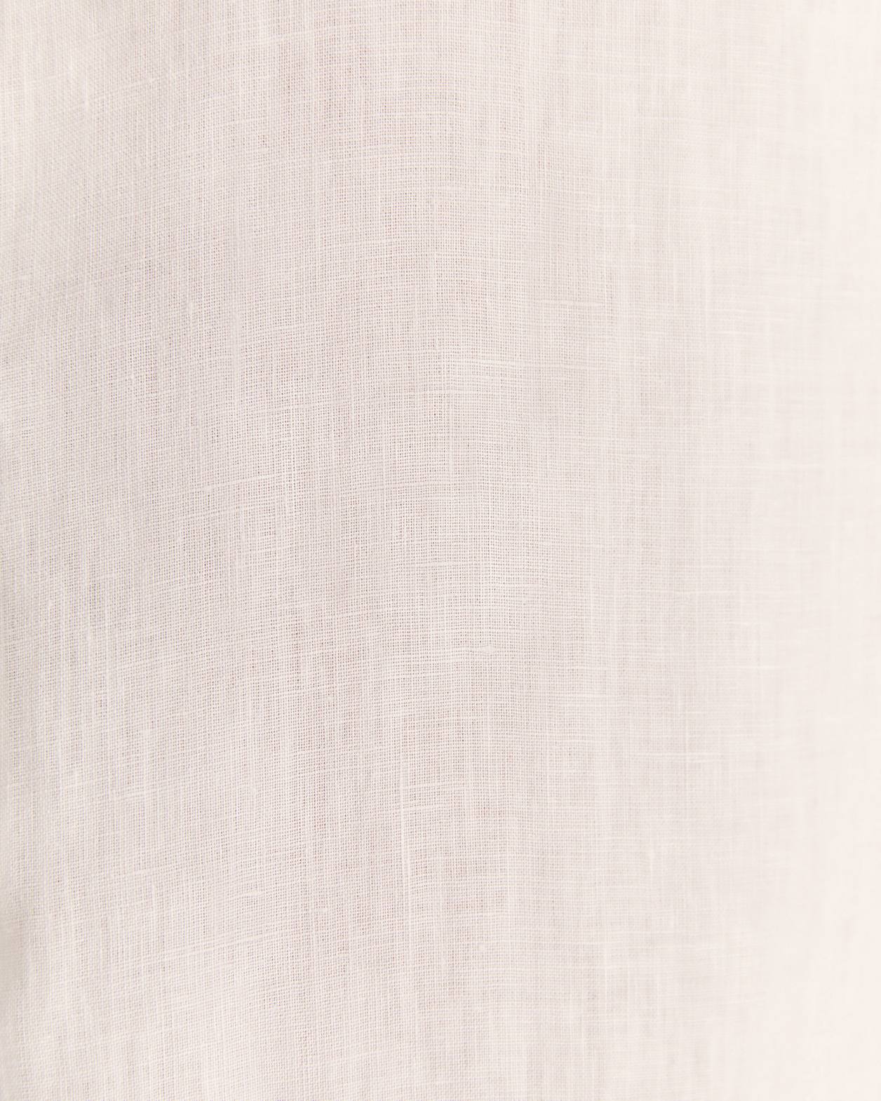 Anderson Long Sleeve Classic Linen Shirt in WHITE