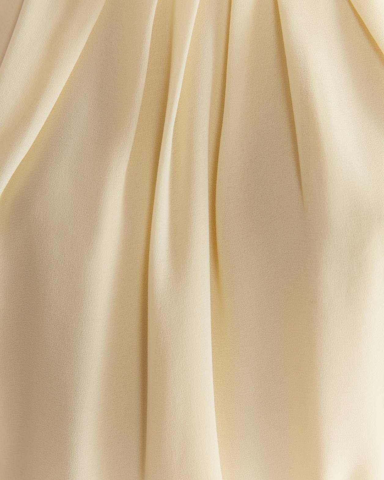 Willa High Neck Short Sleeve Top in LEMON