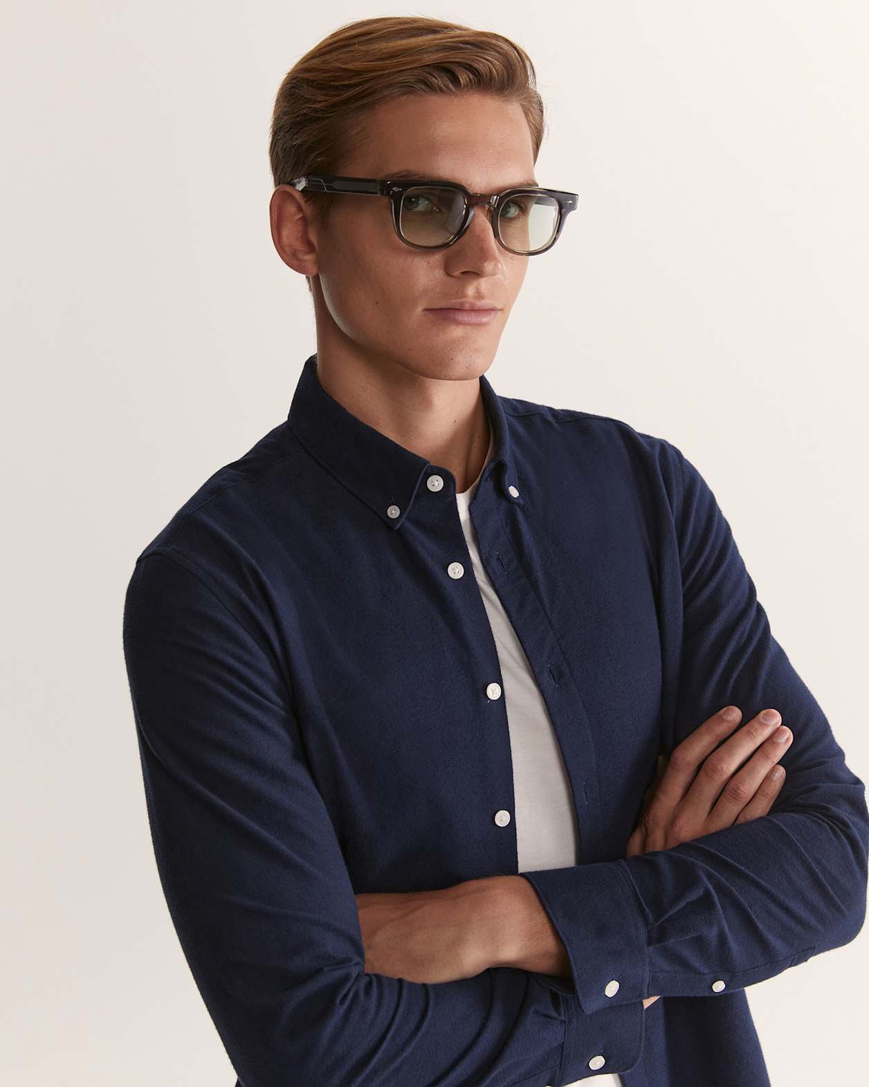 Sam Oxford Shirt in NAVY