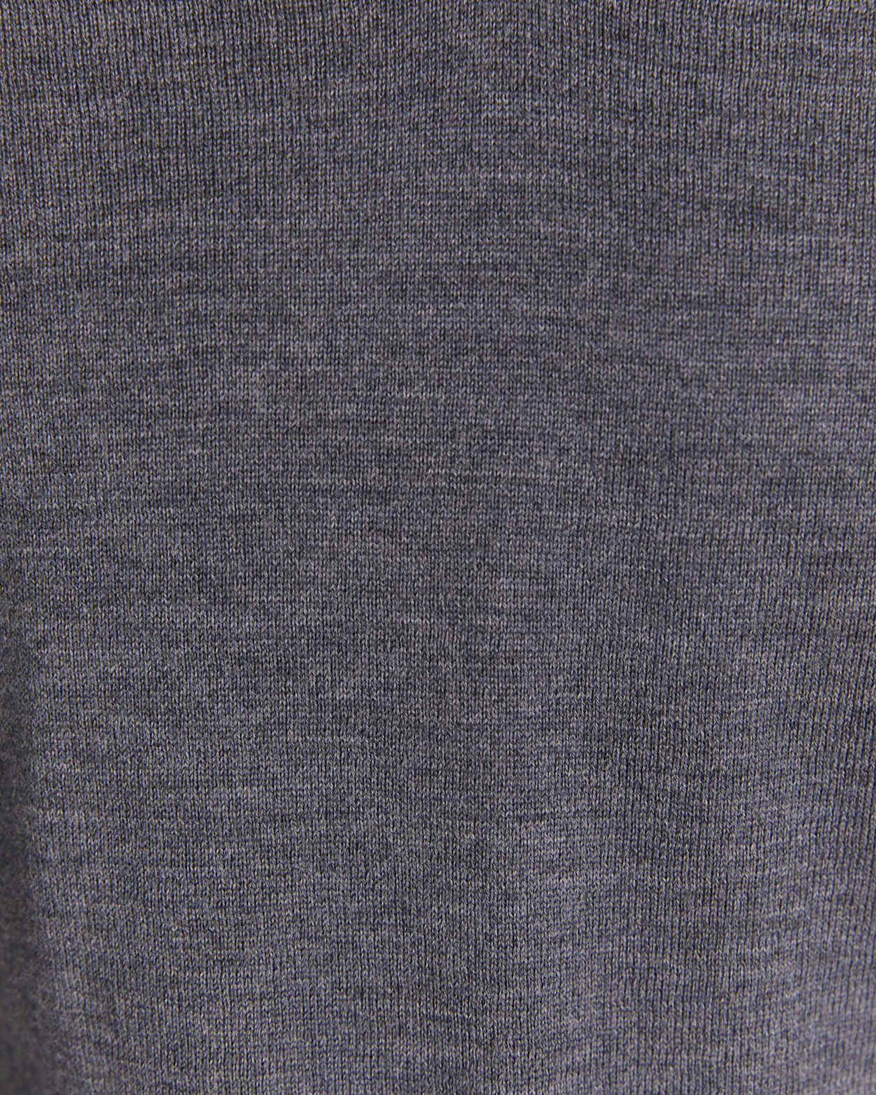 Franklin Merino Wool V Neck Knit in CHARCOAL