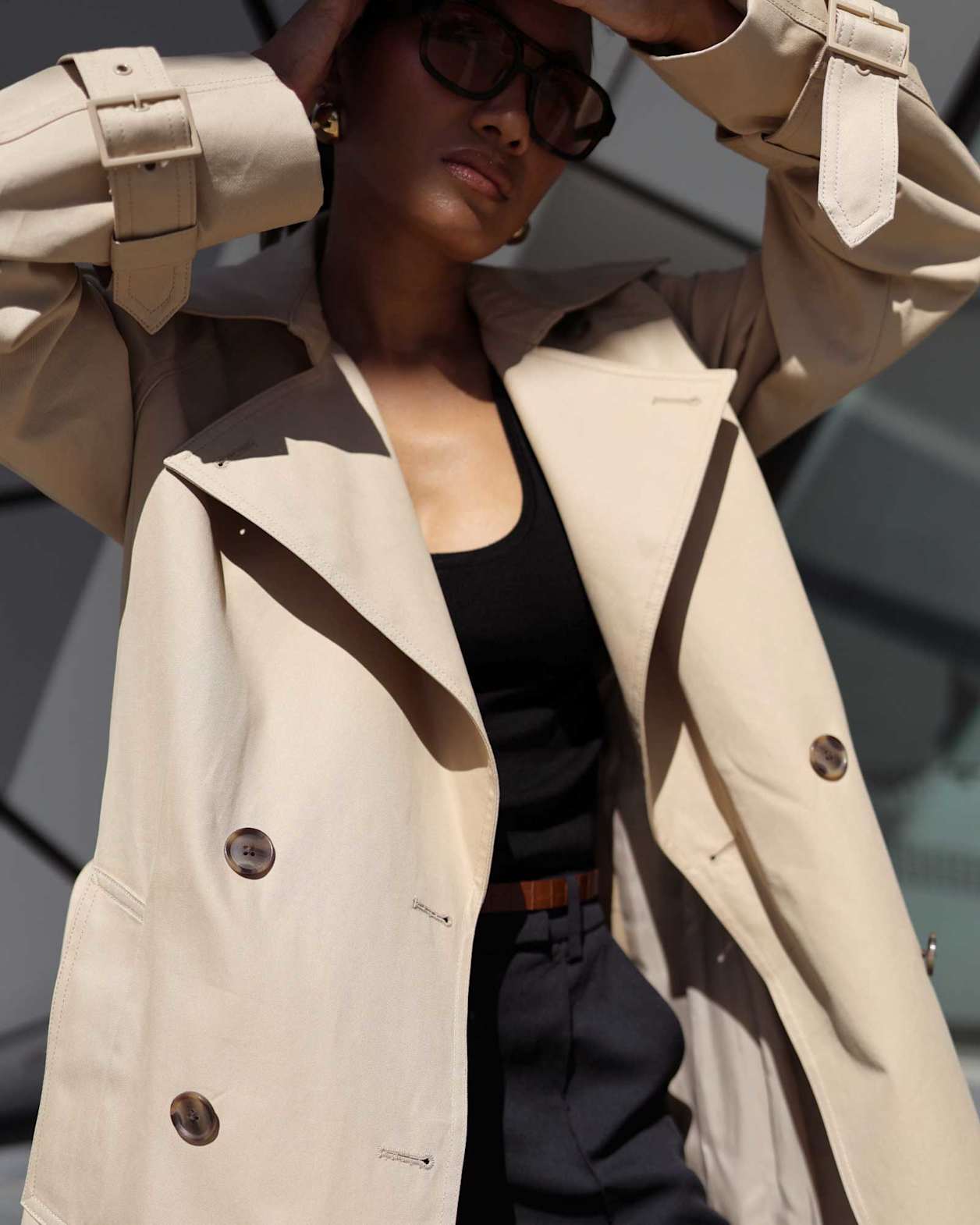 Lana Trench Coat in CAPPUCCINO