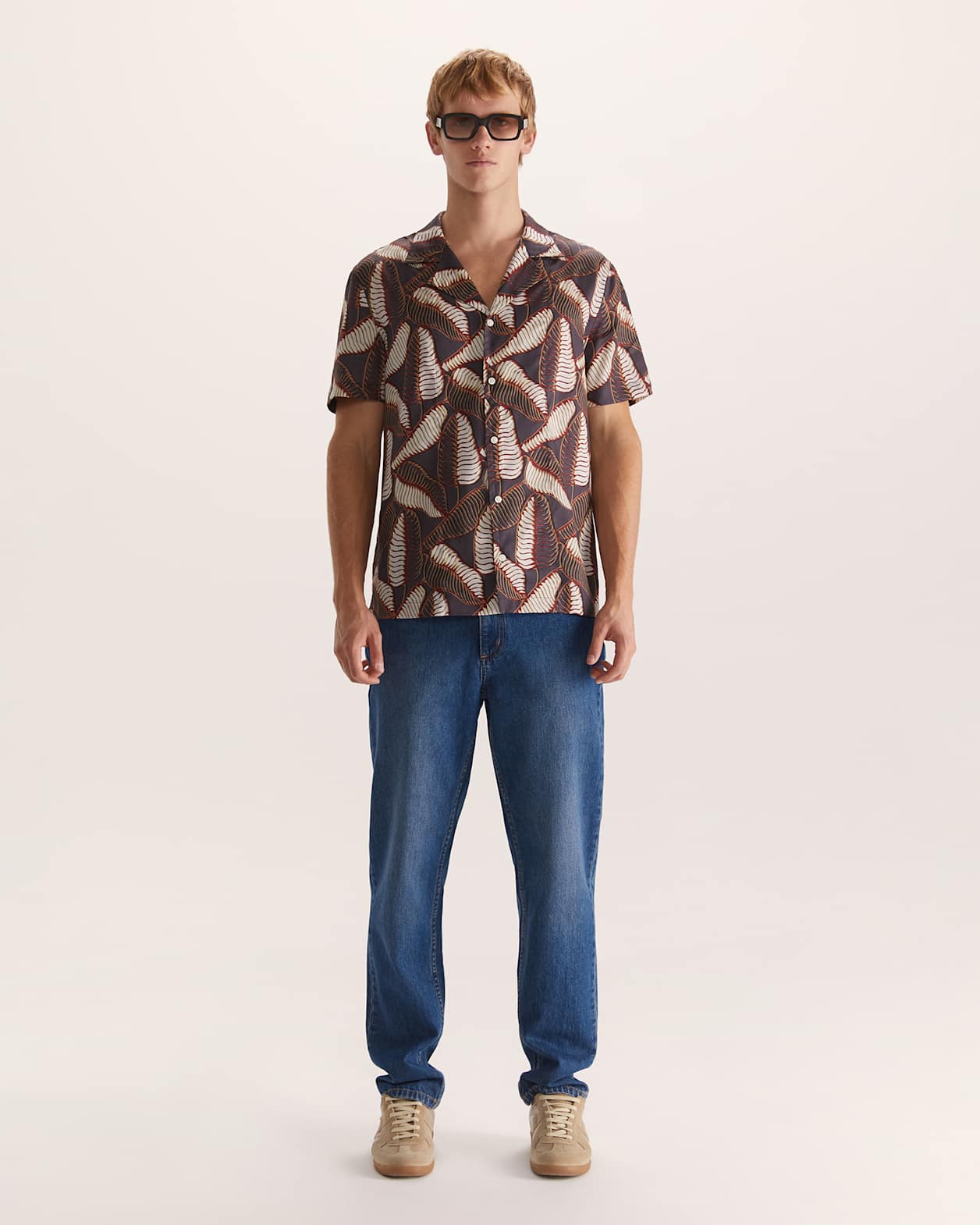 Cohen Short Sleeve Resort Print Shirt in MULTI