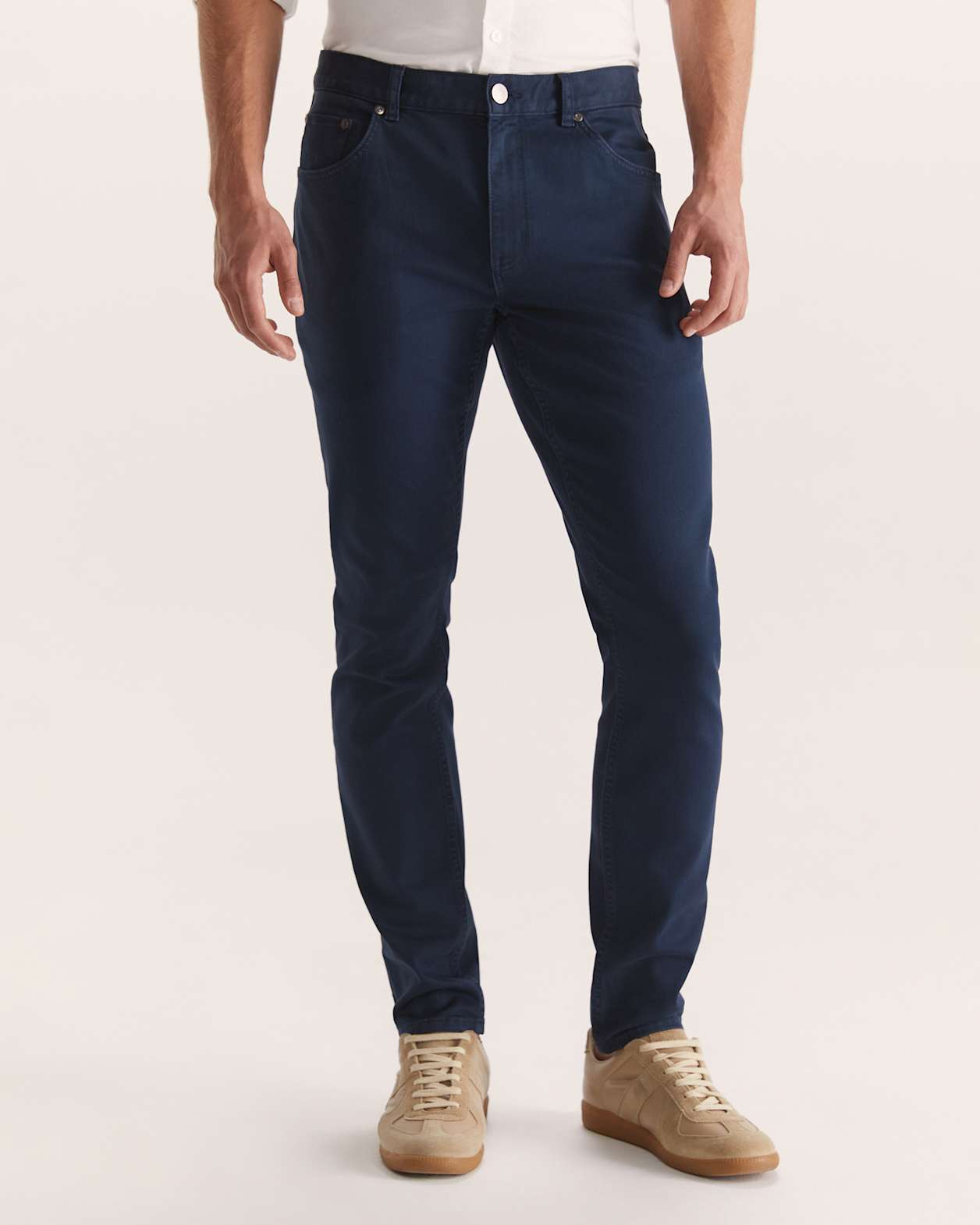 Riley Garment Dye Skinny Jean in INK
