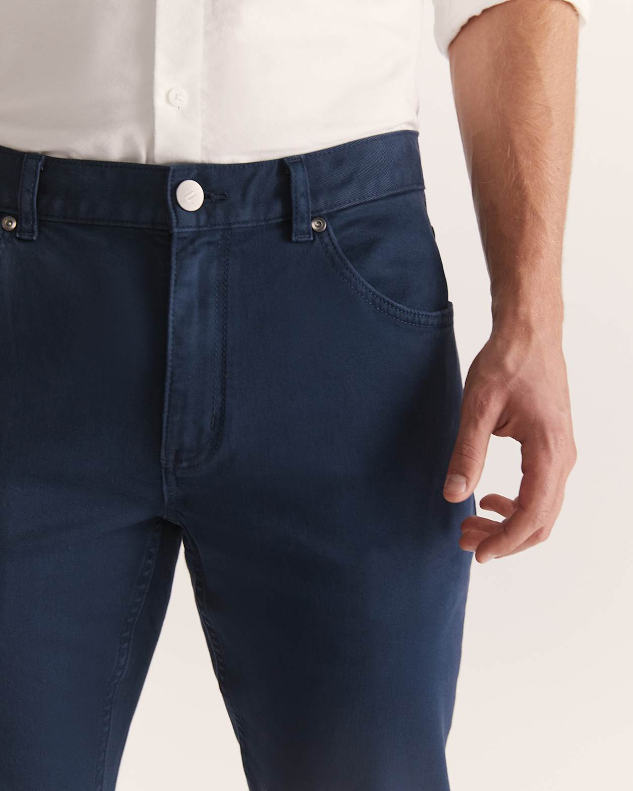 Riley Garment Dye Skinny Jean in INK