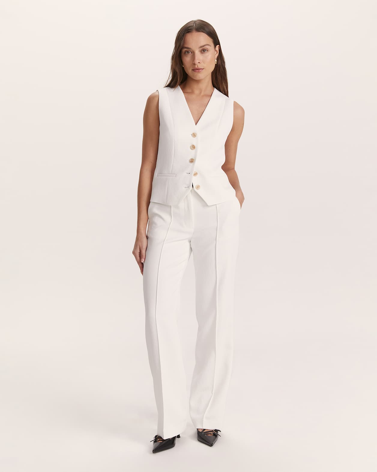 Dharma Vest in ALABASTER