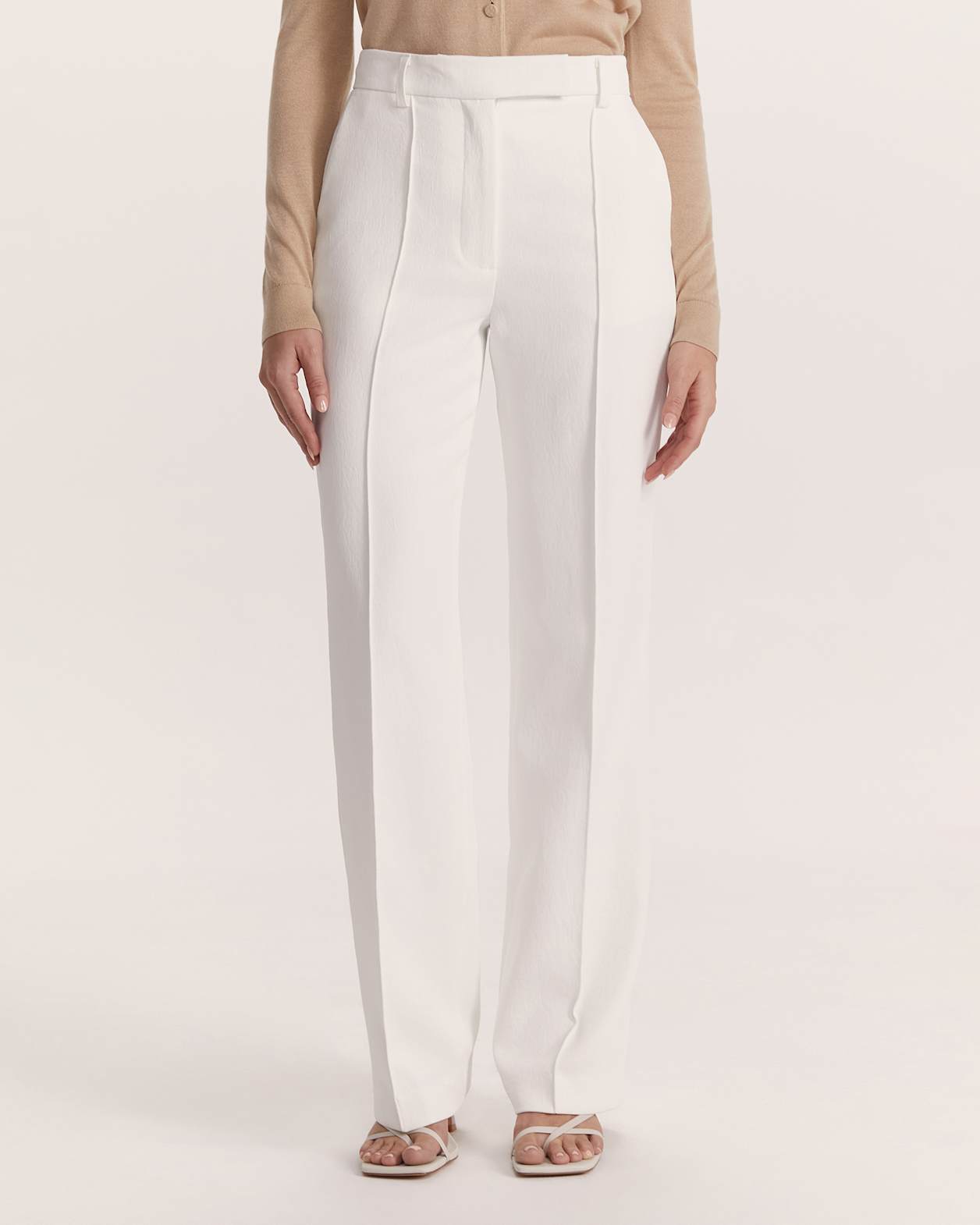 Dharma Wide Leg Pant in ALABASTER