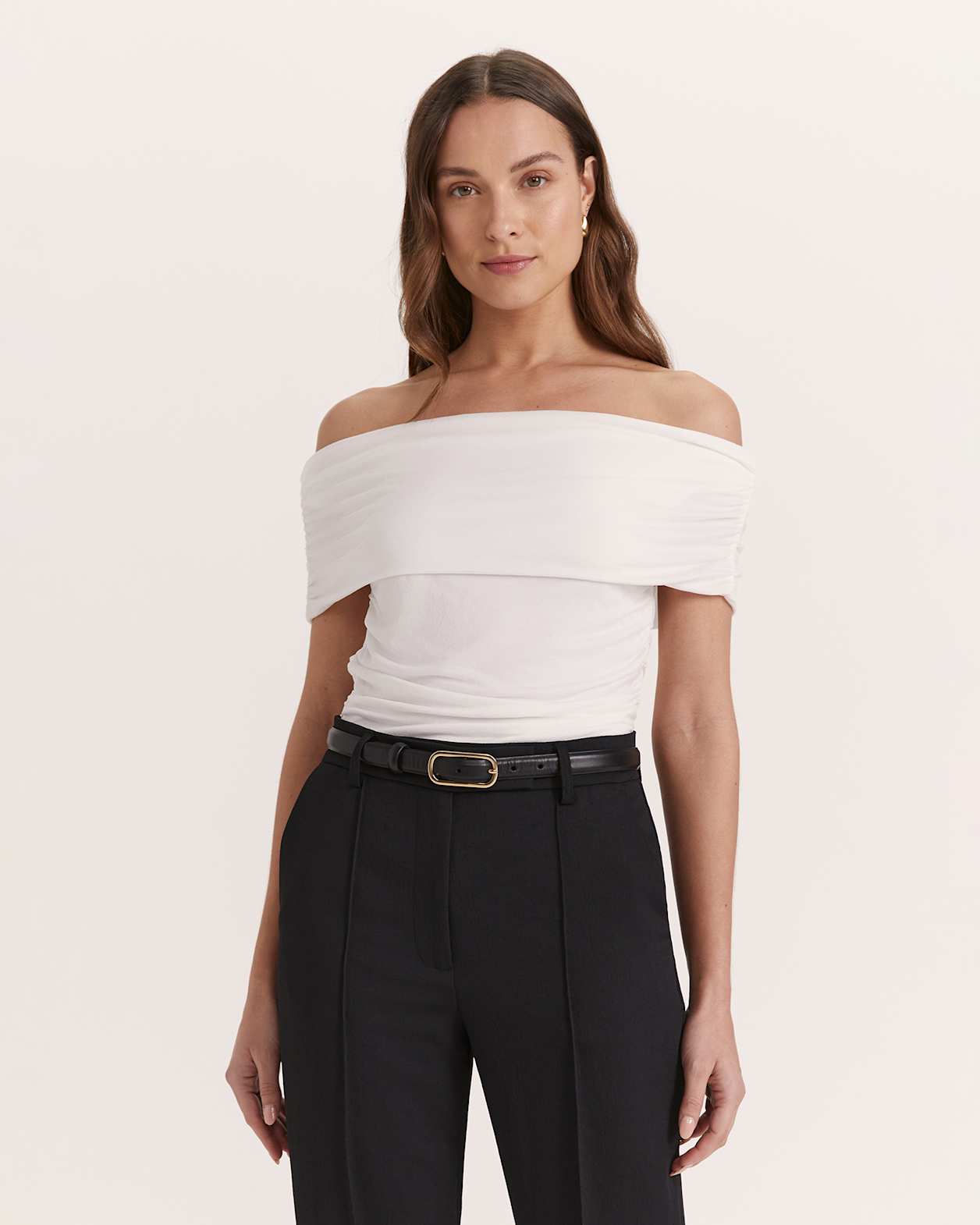 Ira Off Shoulder Top in IVORY