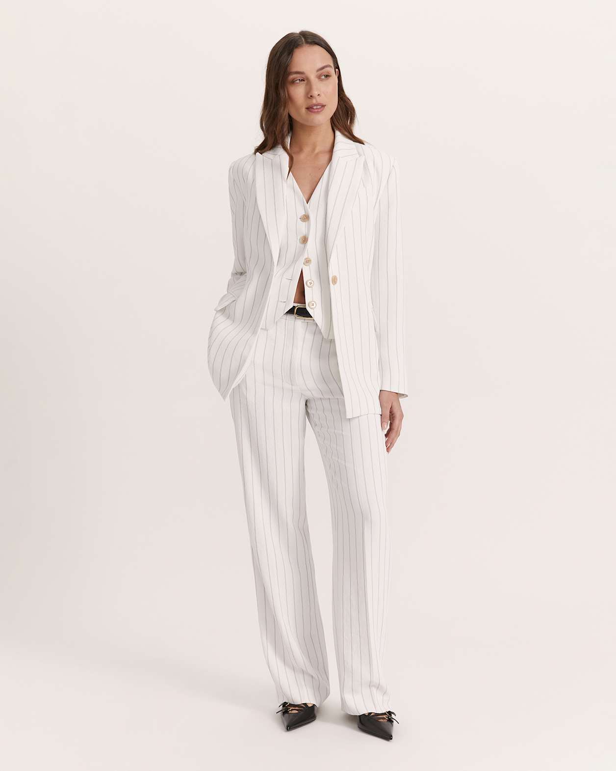 Dharma Pinstripe Blazer in PINSTRIPE