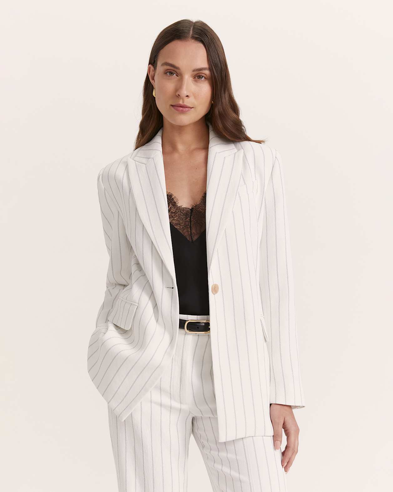 Dharma Pinstripe Blazer in PINSTRIPE