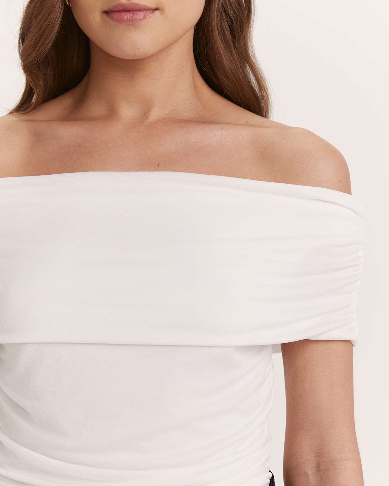 Ira Off Shoulder Top in IVORY