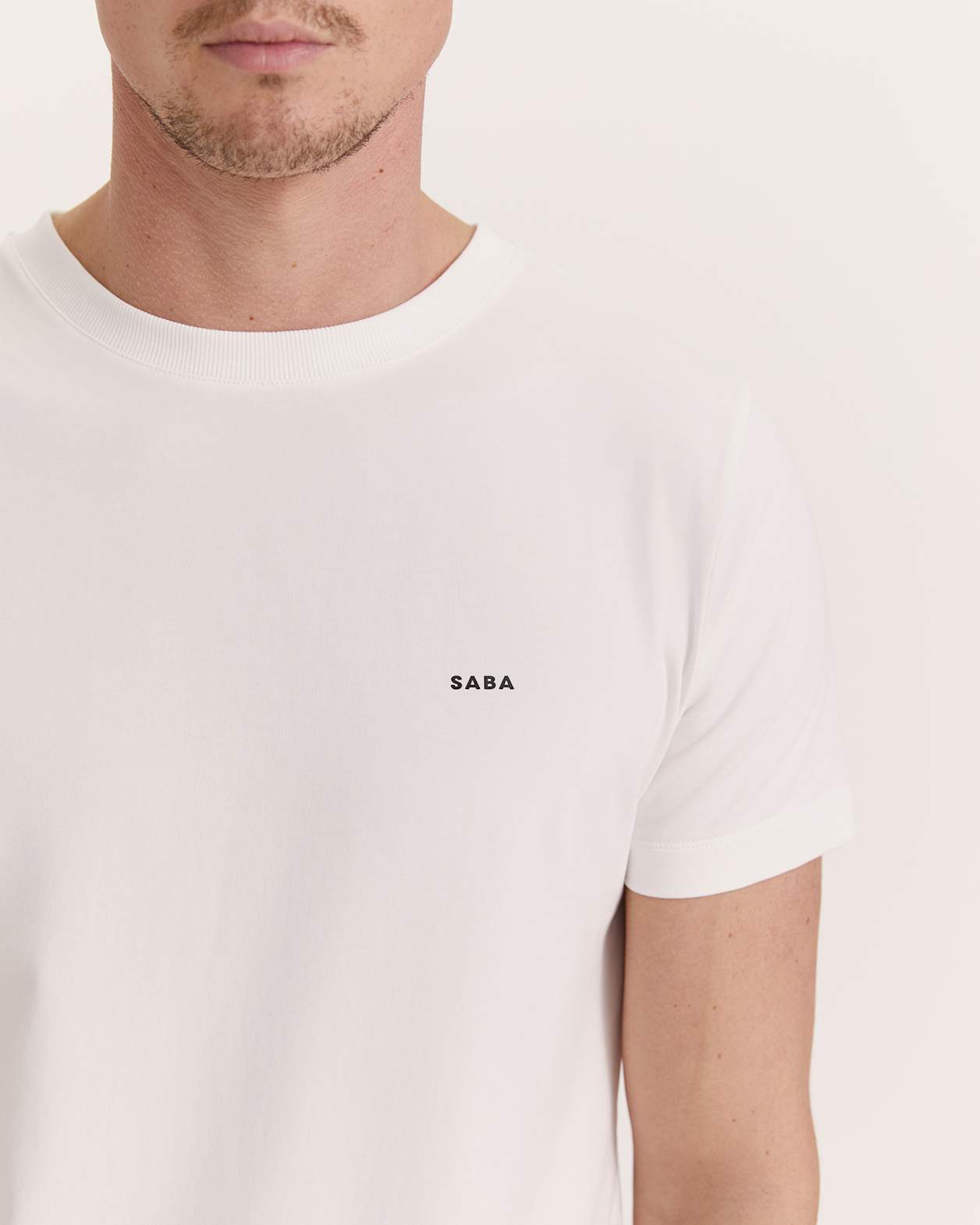 Oscar Stretch Tee in WHITE