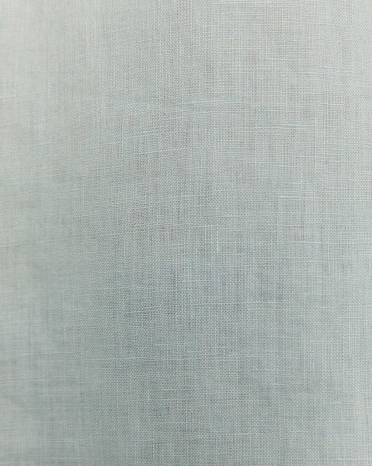 Anderson Long Sleeve Classic Linen Shirt in MINT