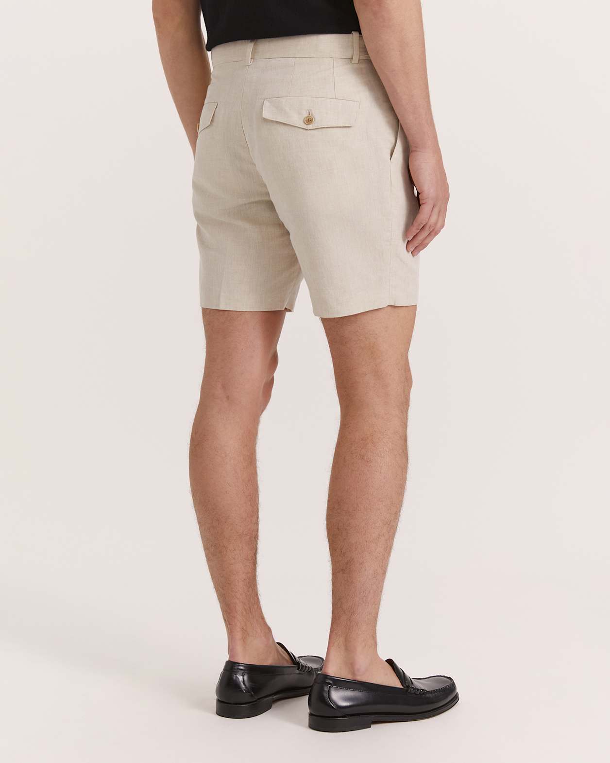 Elias Pleat Front Short in OATMEAL