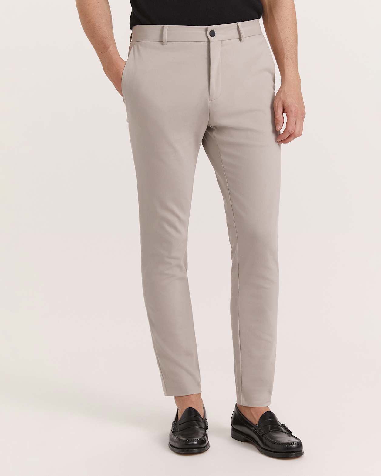 Judd Slim Dress Chino Pant in ASH