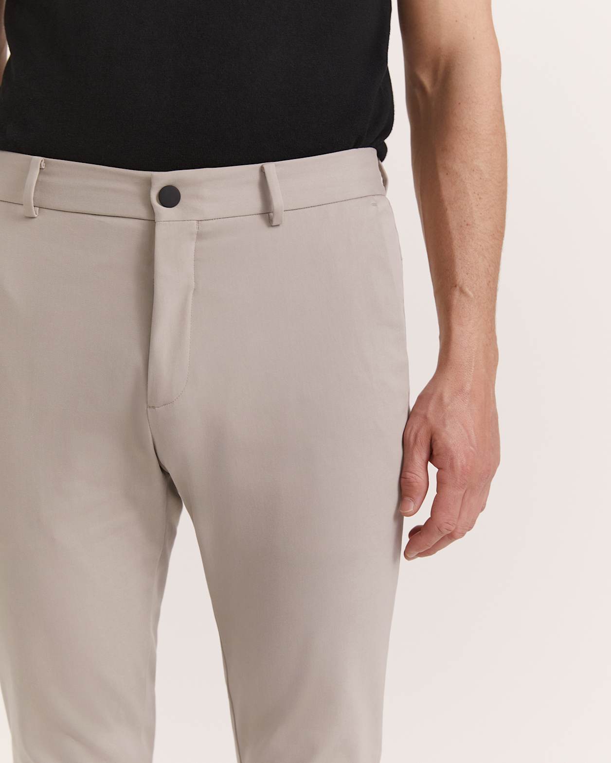 Judd Slim Dress Chino Pant in ASH