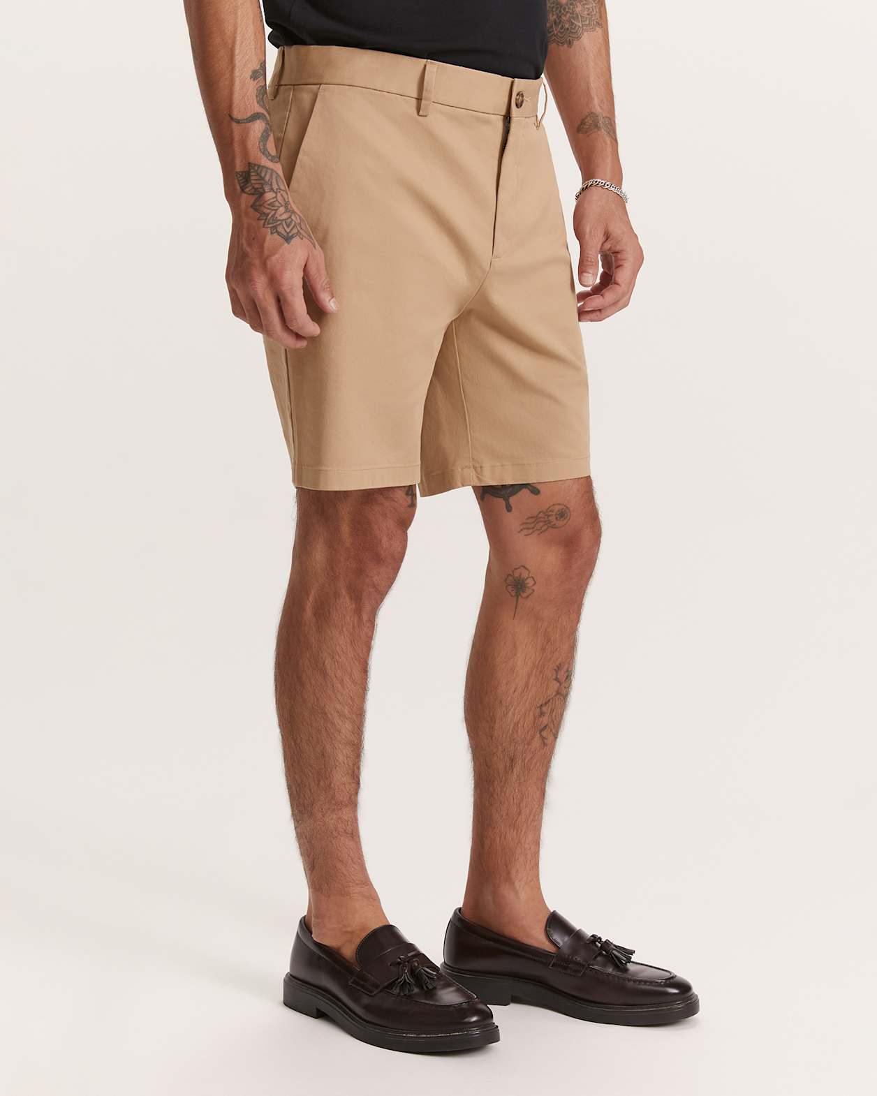 Mills Stretch Short in SAND