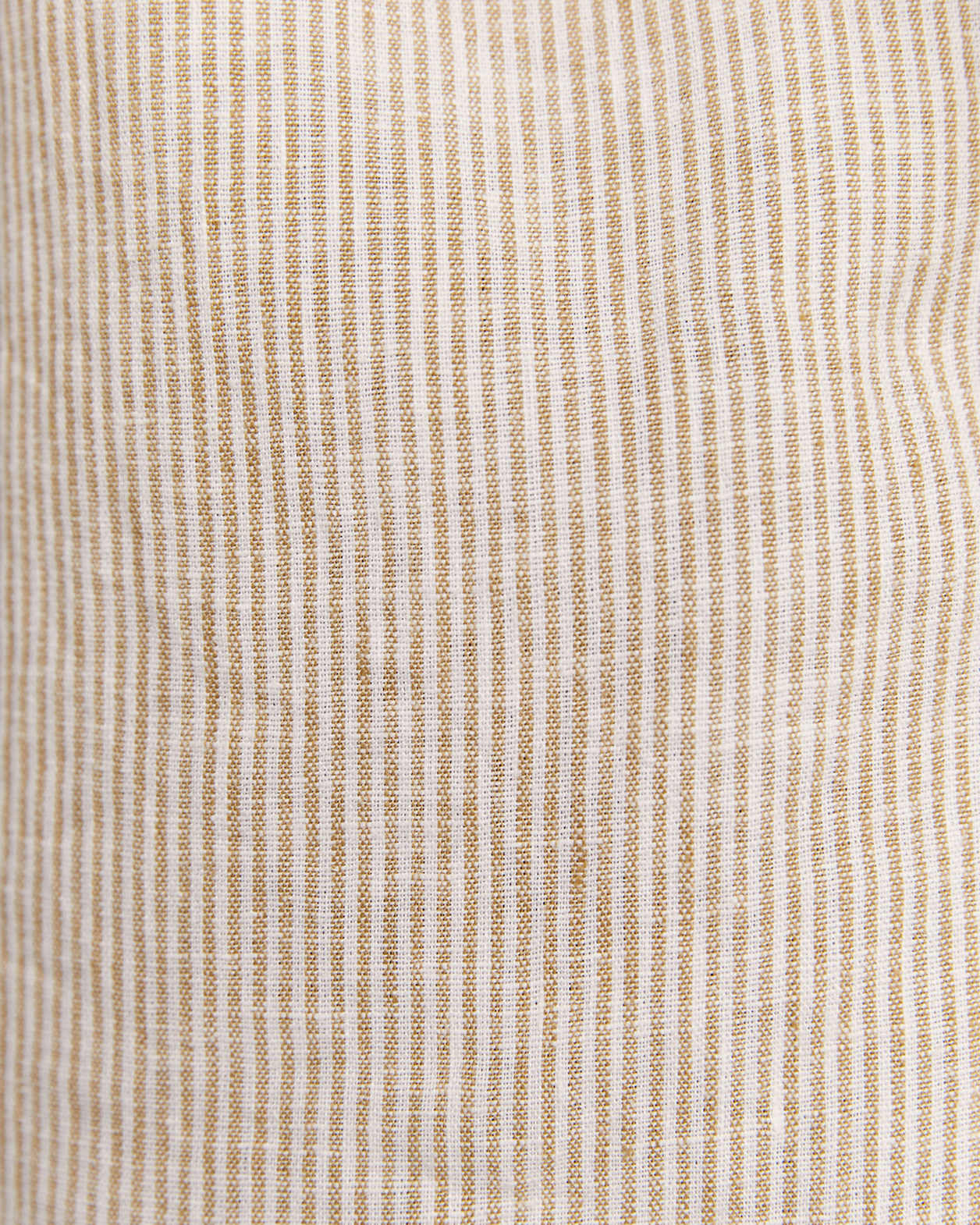 Henderson Long Sleeve Classic Stripe Shirt in TAN/WHITE
