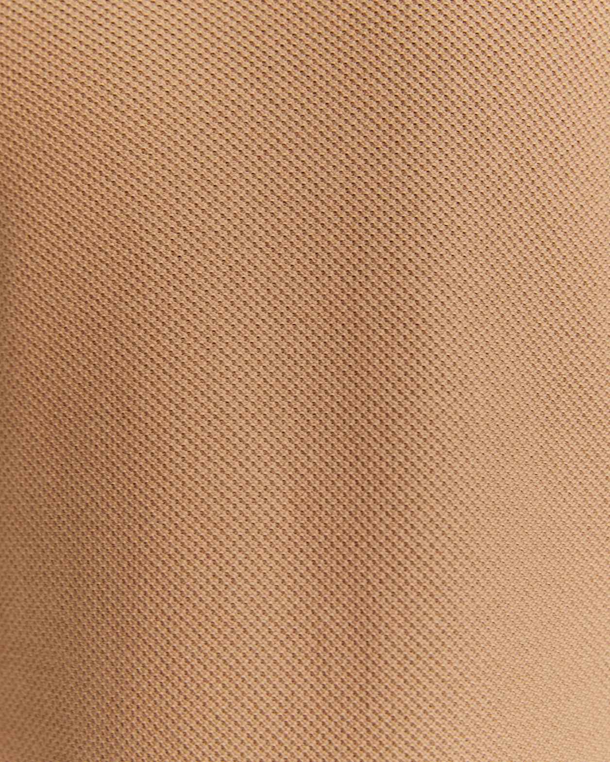 Como Cotton Tipped Tee in TAN