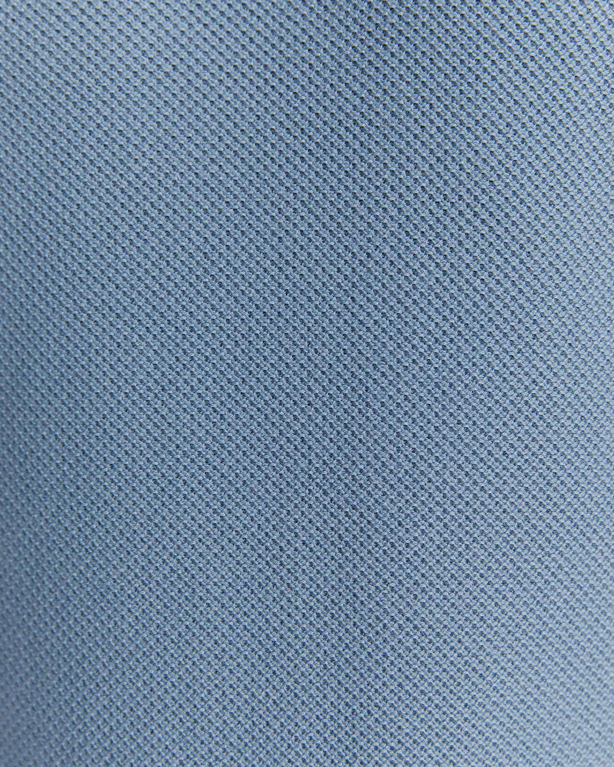 Como Cotton Tipped Tee in MID BLUE