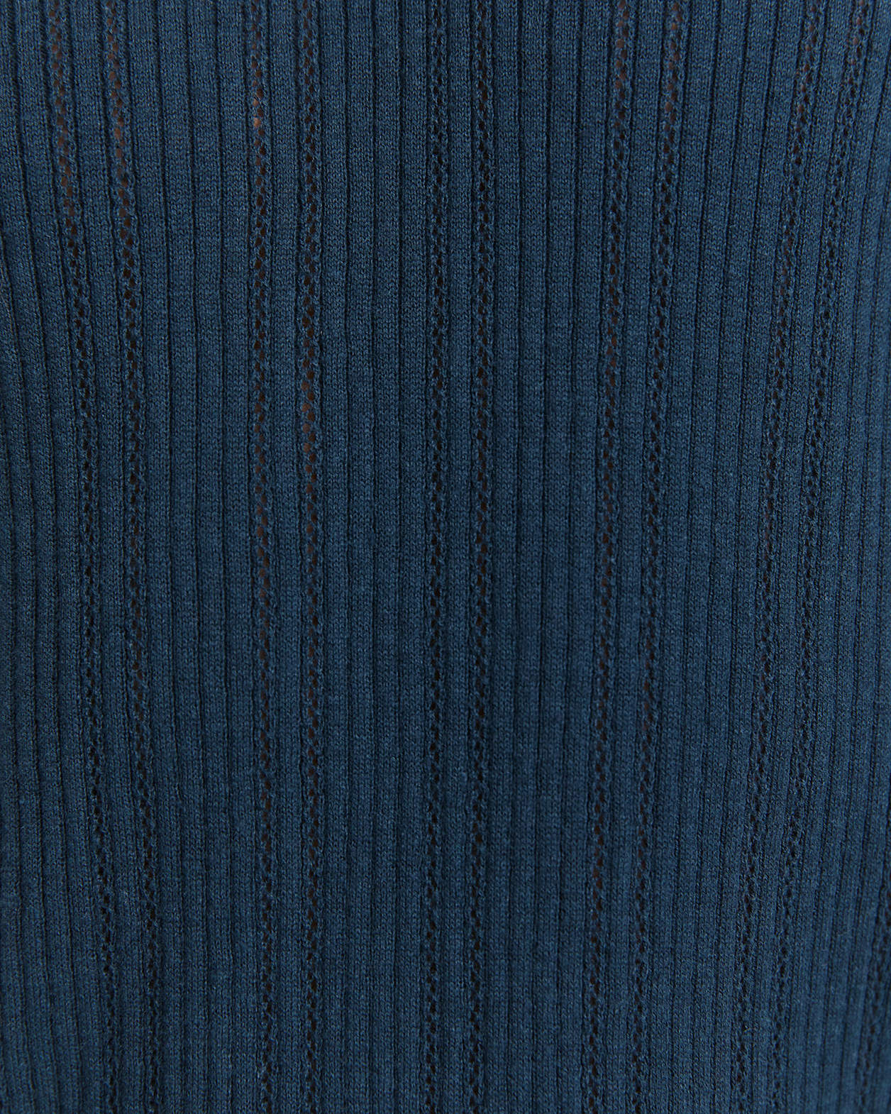 Nelson Linen Cotton Knit Polo in INK