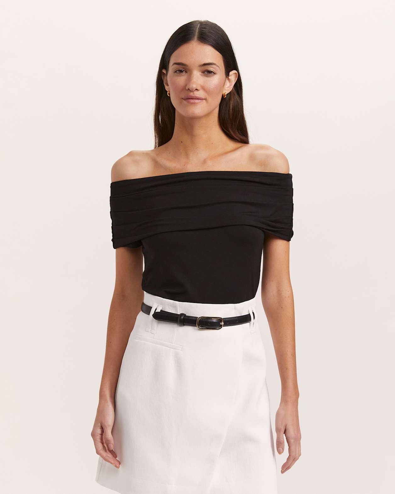 Dharma Pocket Mini Skirt in ALABASTER