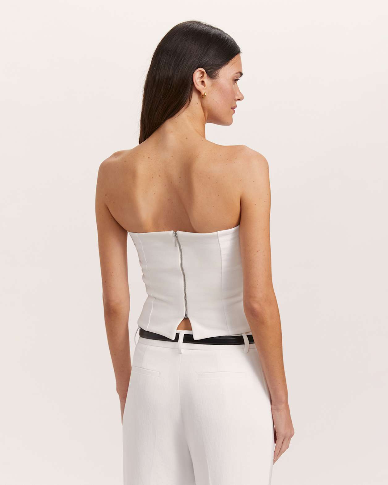 Dharma Tuck Detail Bodice in ALABASTER