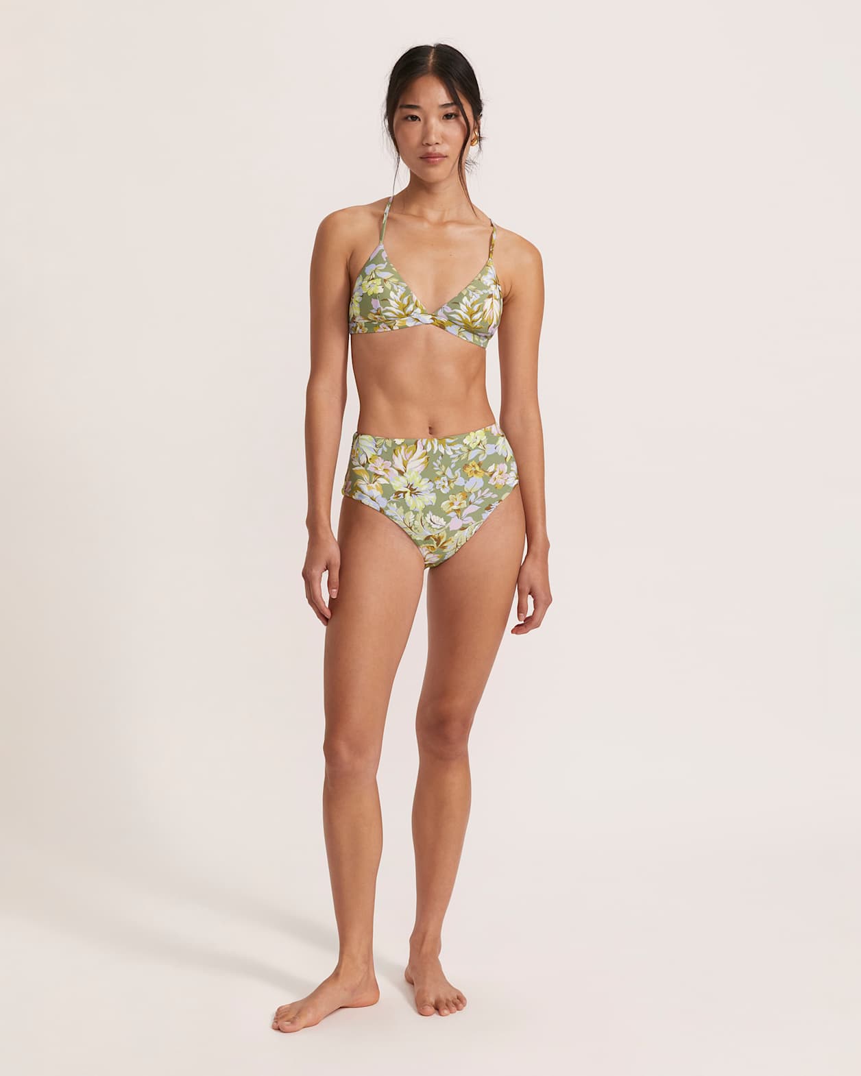 Bouquet High Waisted Brief in MULTI
